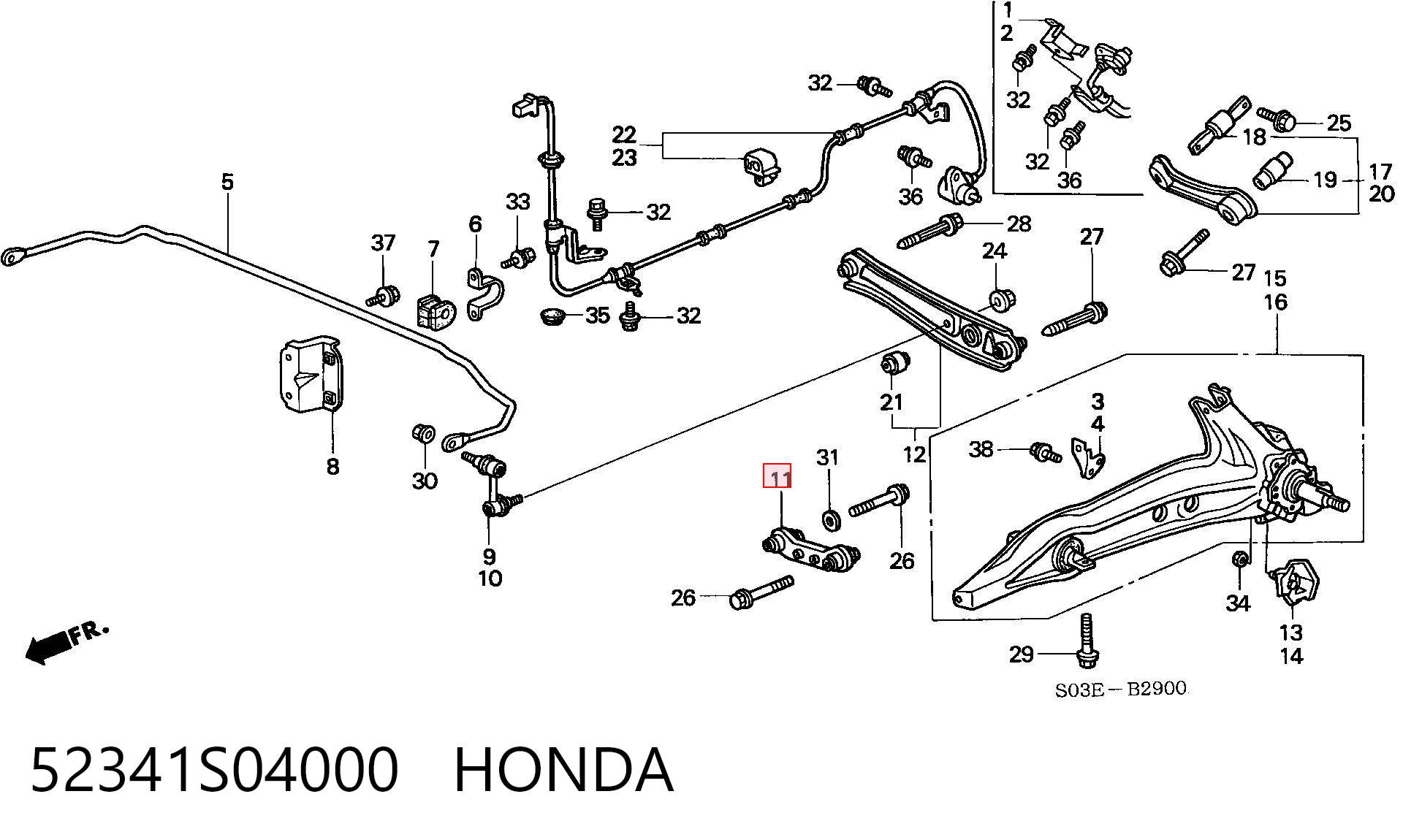 52341S04000 Honda