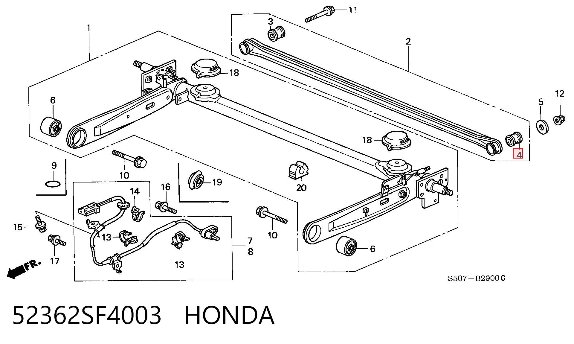 52362SF4003 Honda