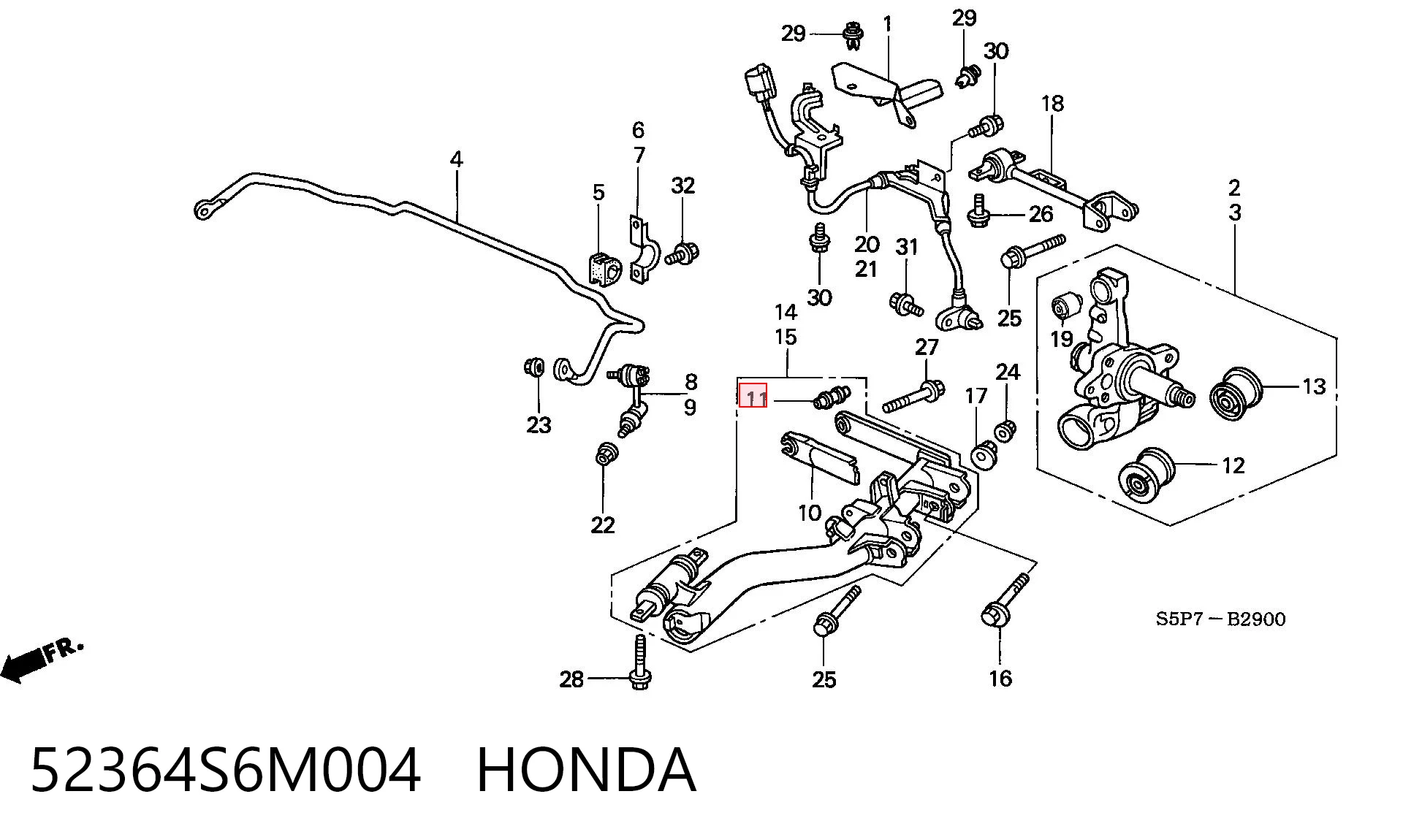 52364S6M004 Honda
