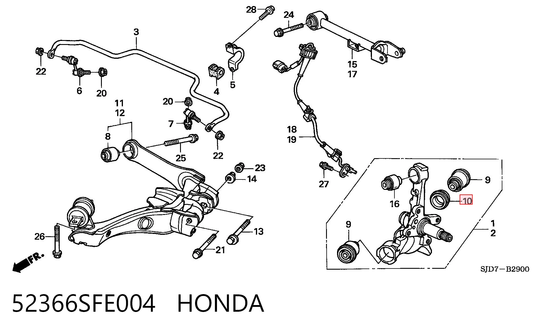 52366SFE004 Honda