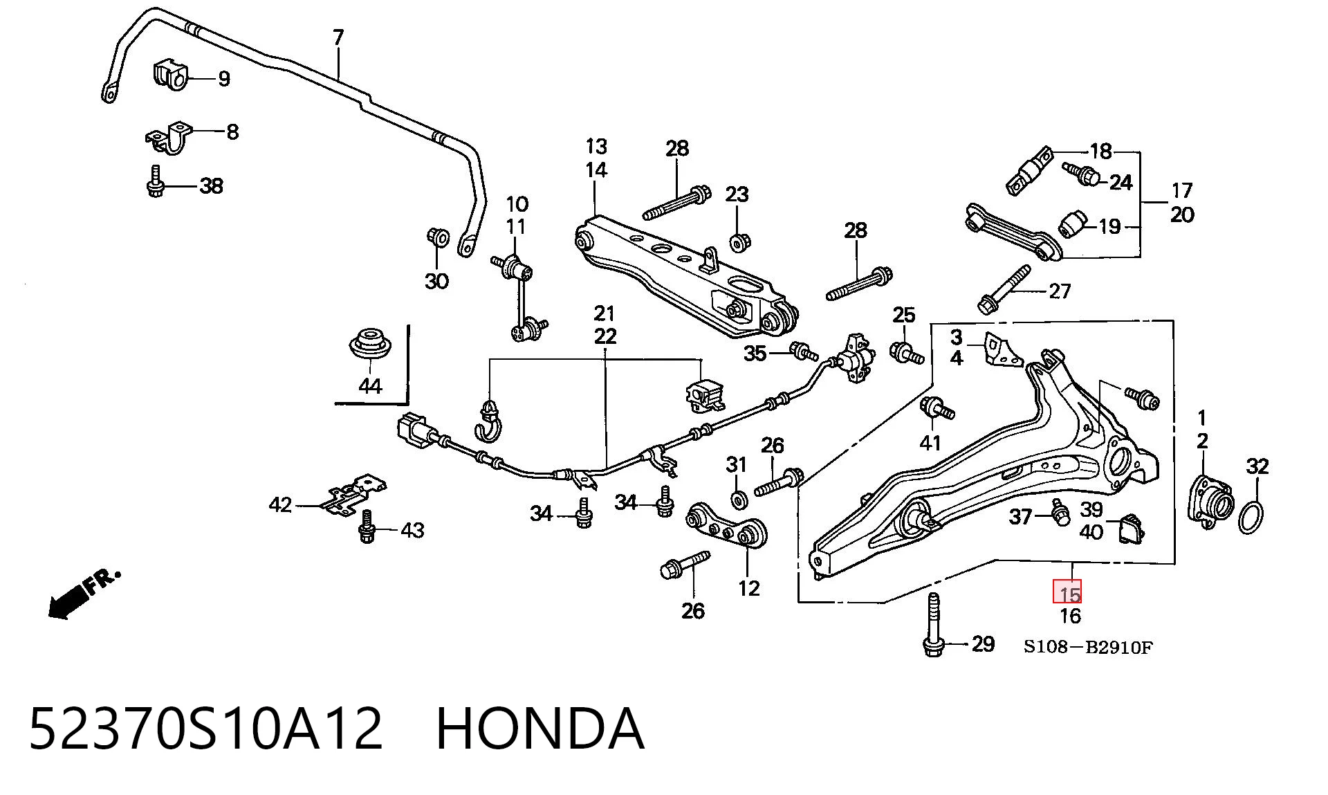 52370S10A12 Honda