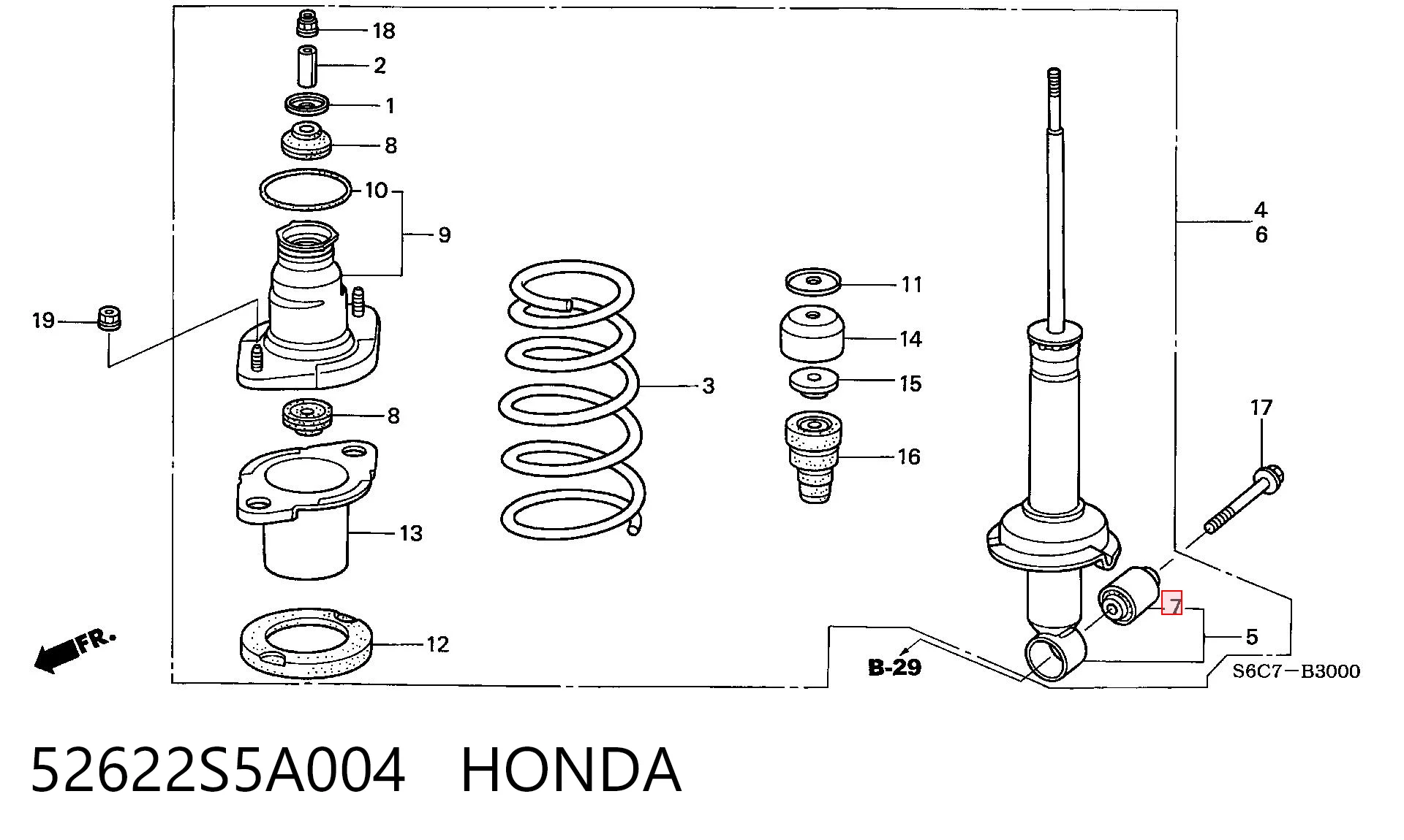 52622S5A004 Honda