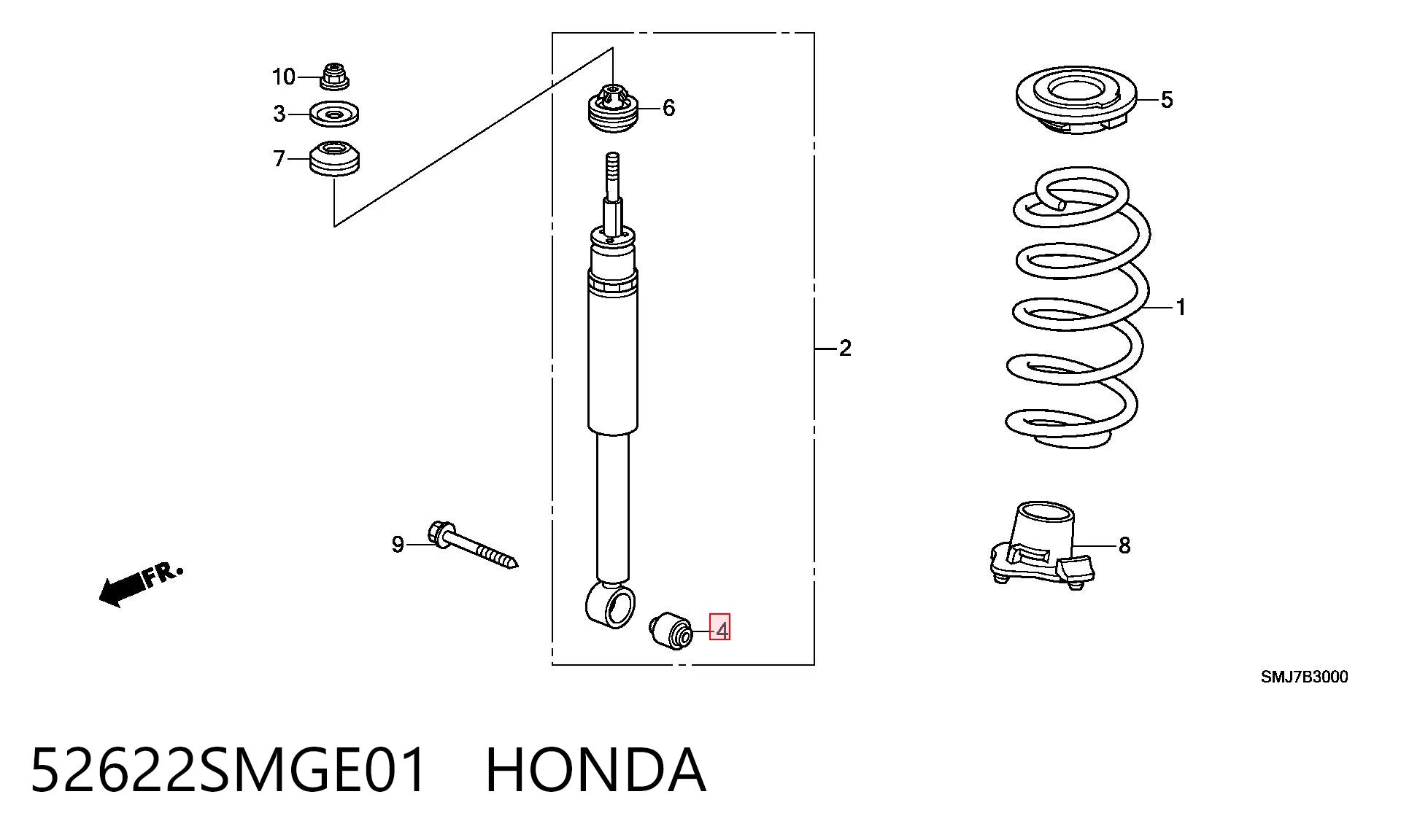 52622SMGE01 Honda