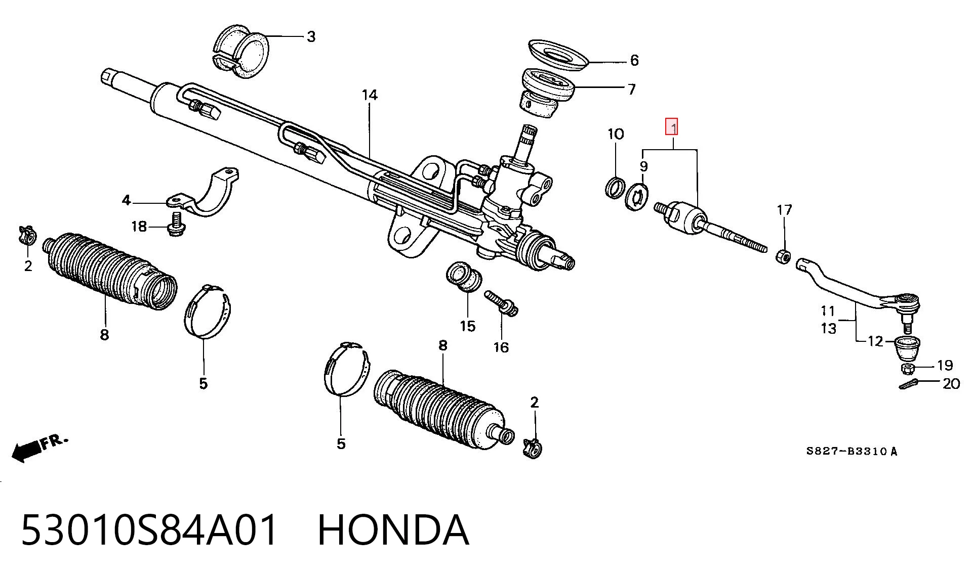 53010S84A01 Honda
