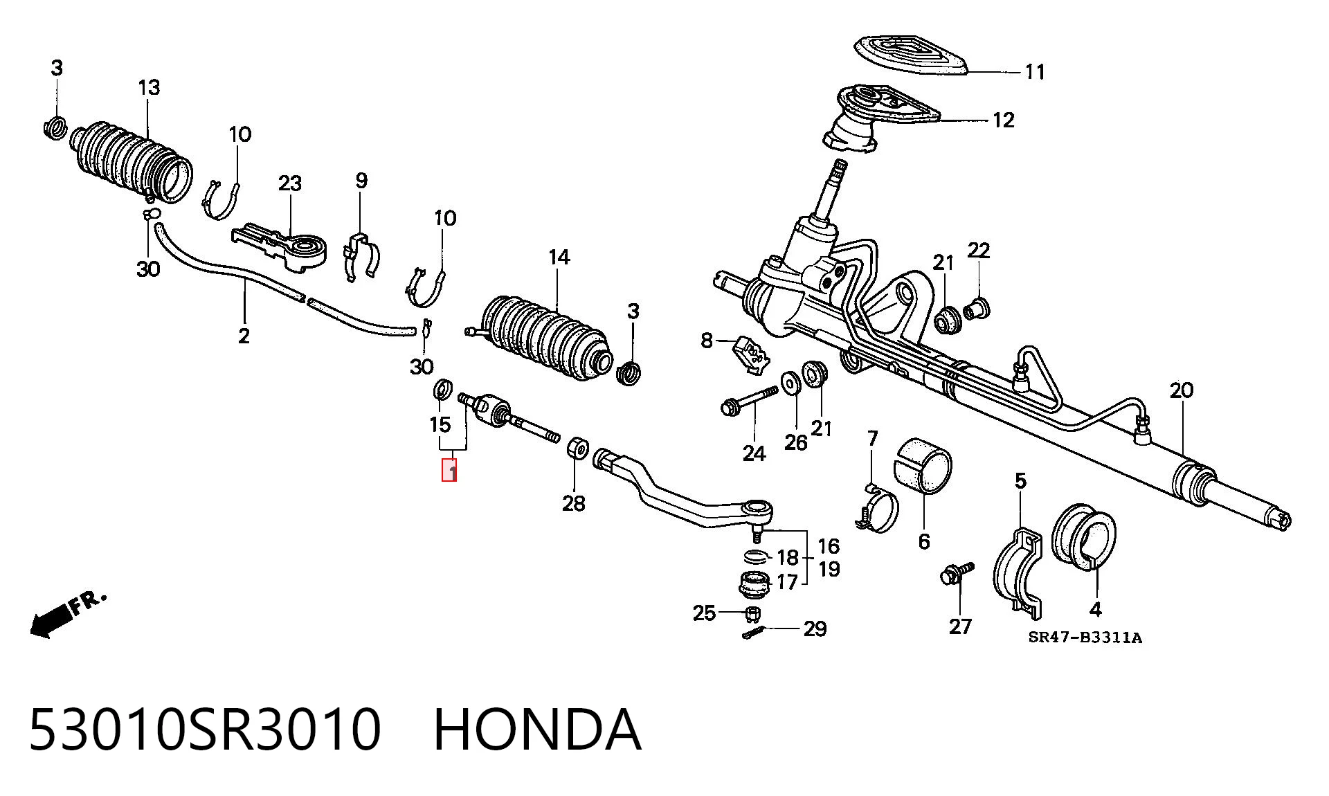 53010SR3010 Honda
