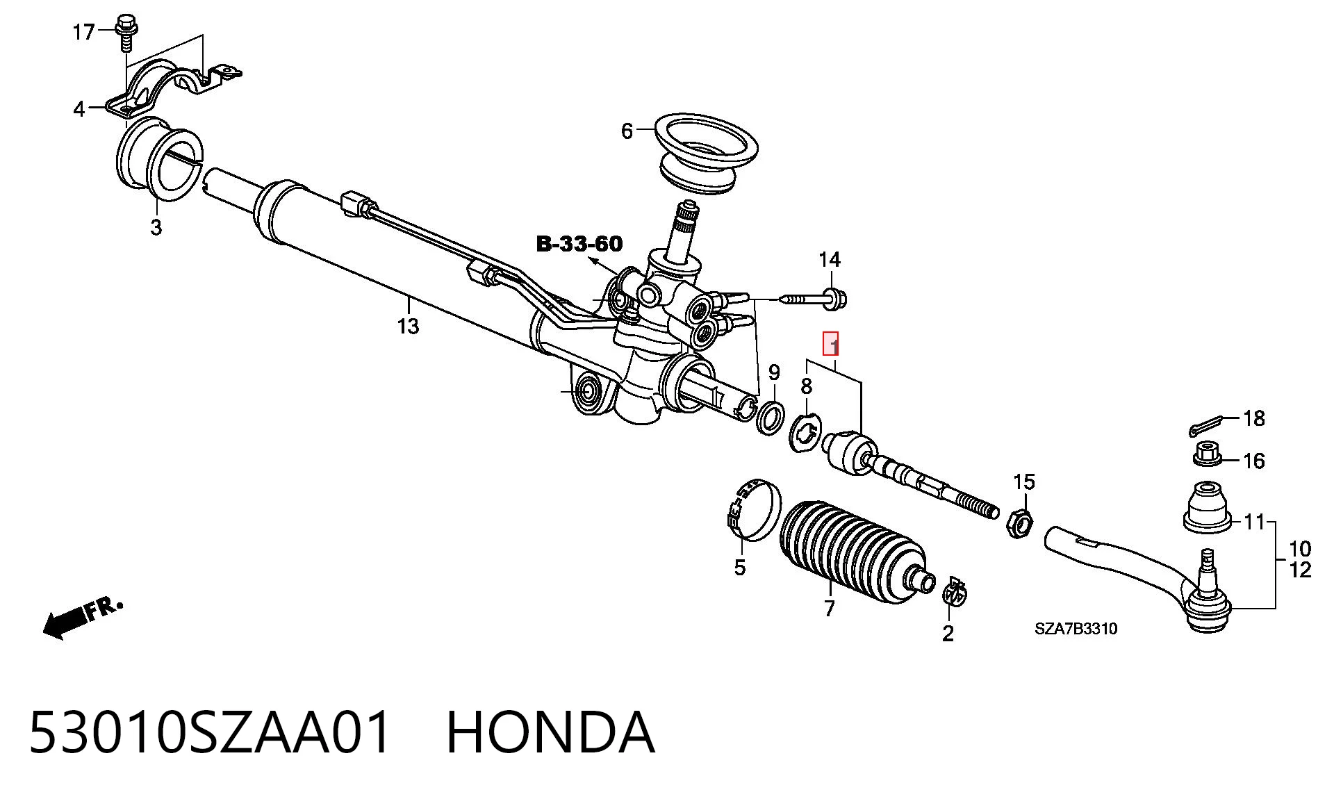 53010SZAA01 Honda