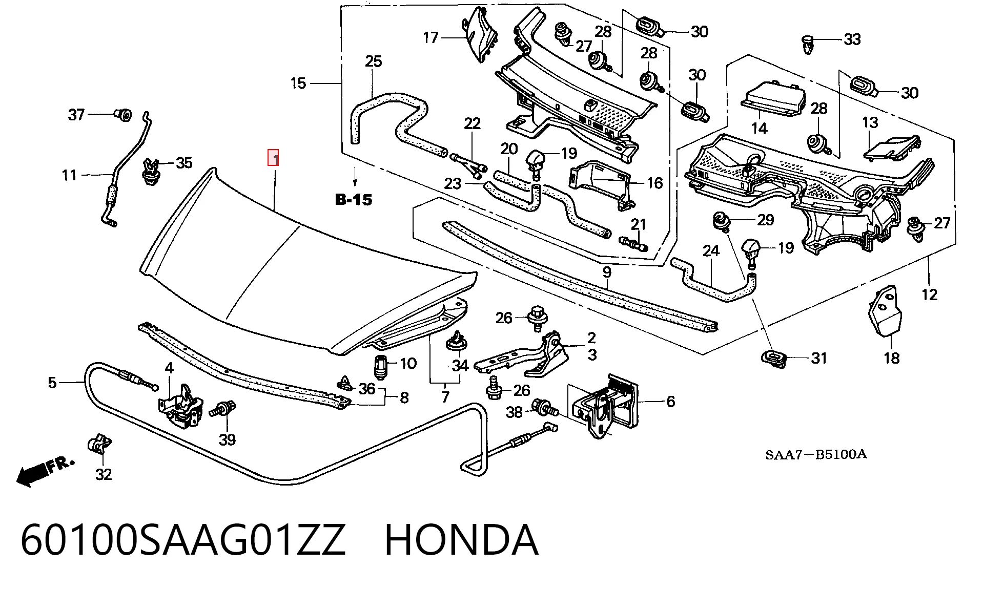 Maska silnika Honda Jazz hatchback (GD, GE) (2002 - 2008) cena, od 220,07 USD