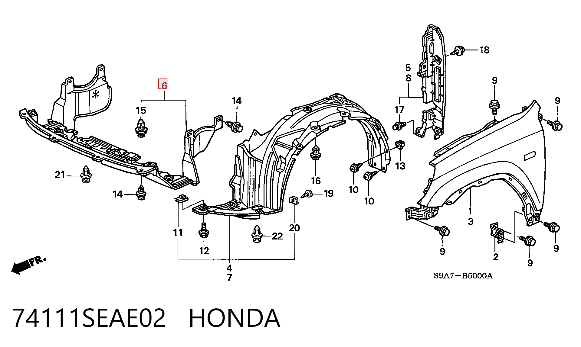 Osłona silnika, miski (przedziału silnika) do Honda Accord VII CL, CM