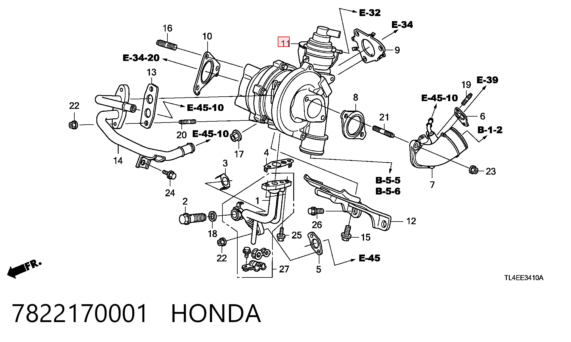 Turbina do Honda Accord VIII CU