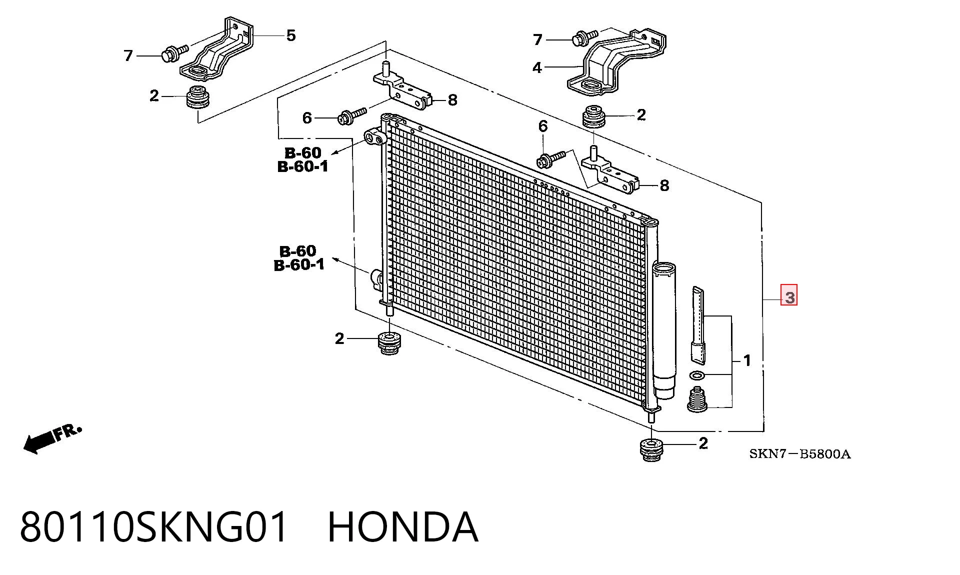 80110SKNG01 Honda