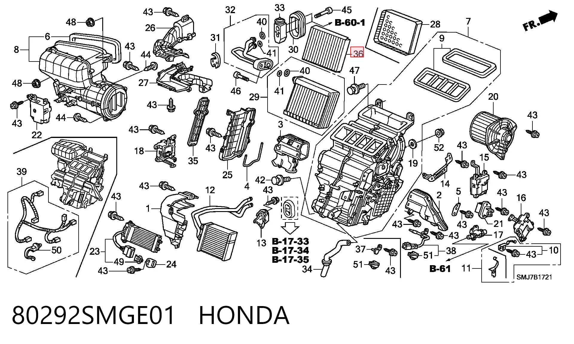 80292SMGE01 Honda