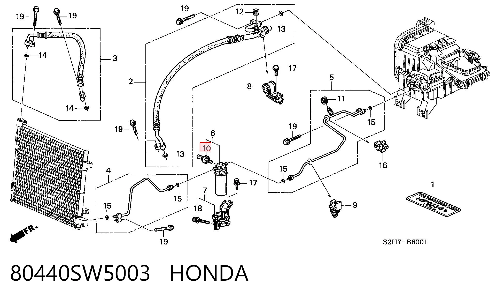 80440SW5003 Honda