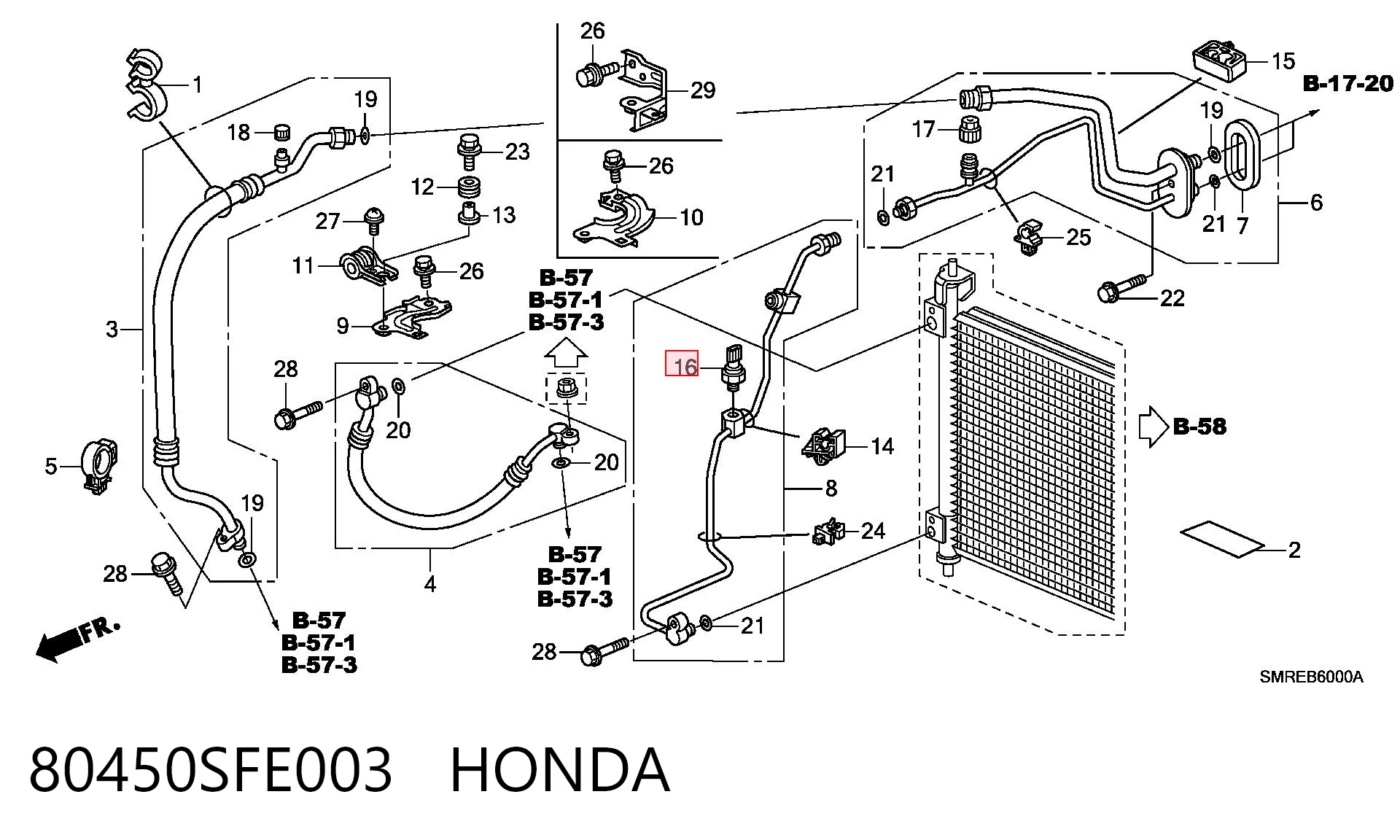 80450SFE003 Honda