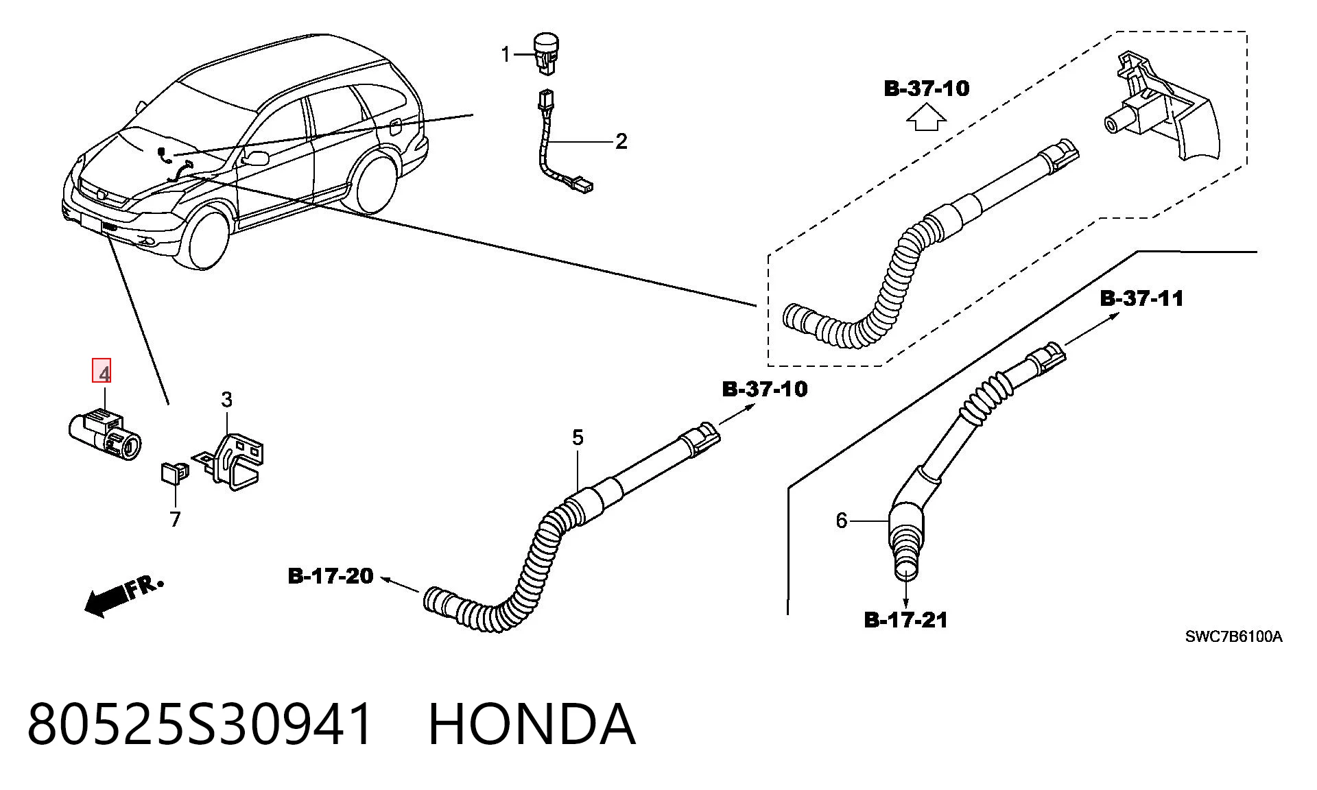 80525S30941 Honda
