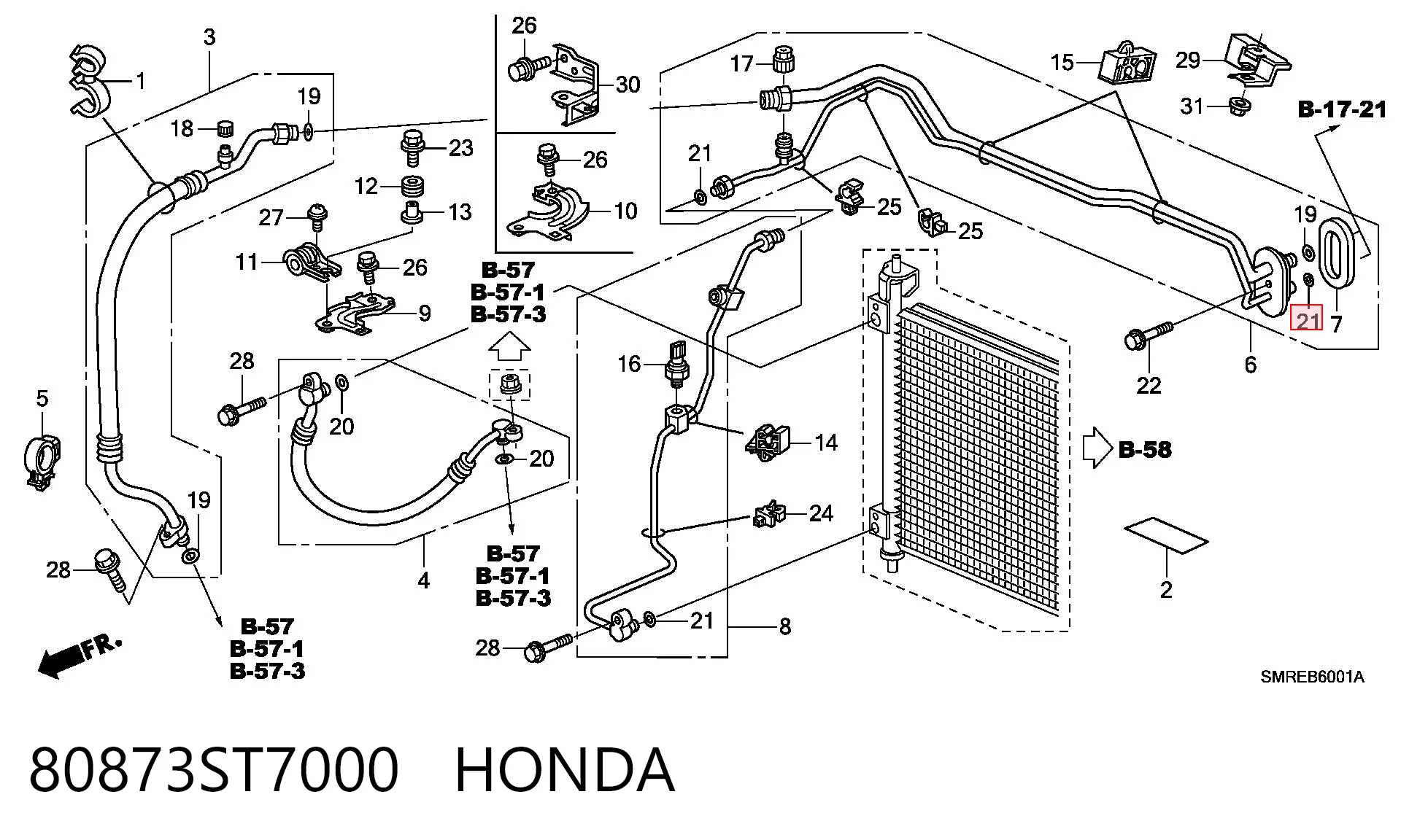 80873ST7000 Honda