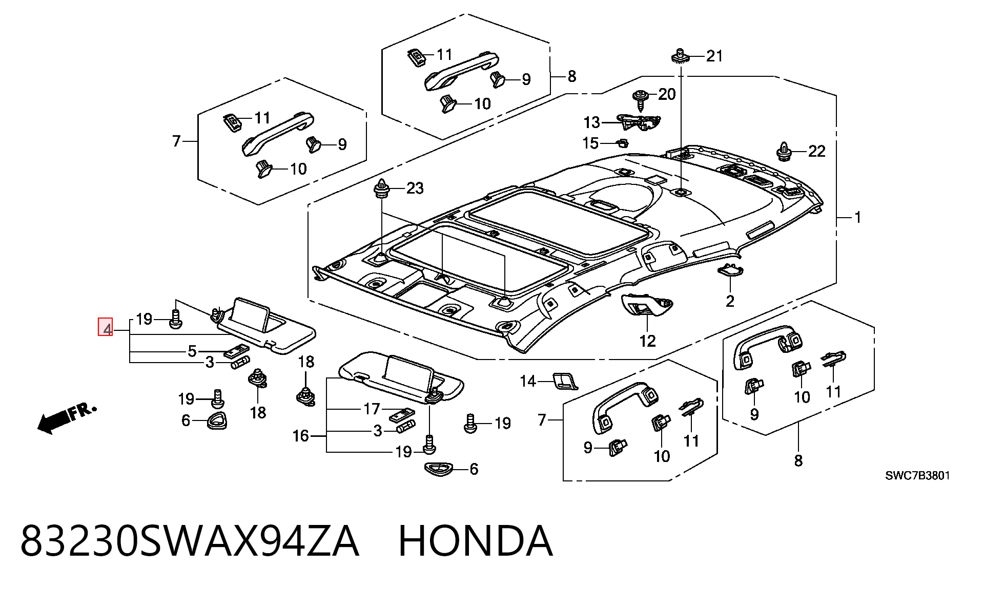 Kupić Osłona przeciwsłoneczna Honda CR-V  RE w dobrej cenie