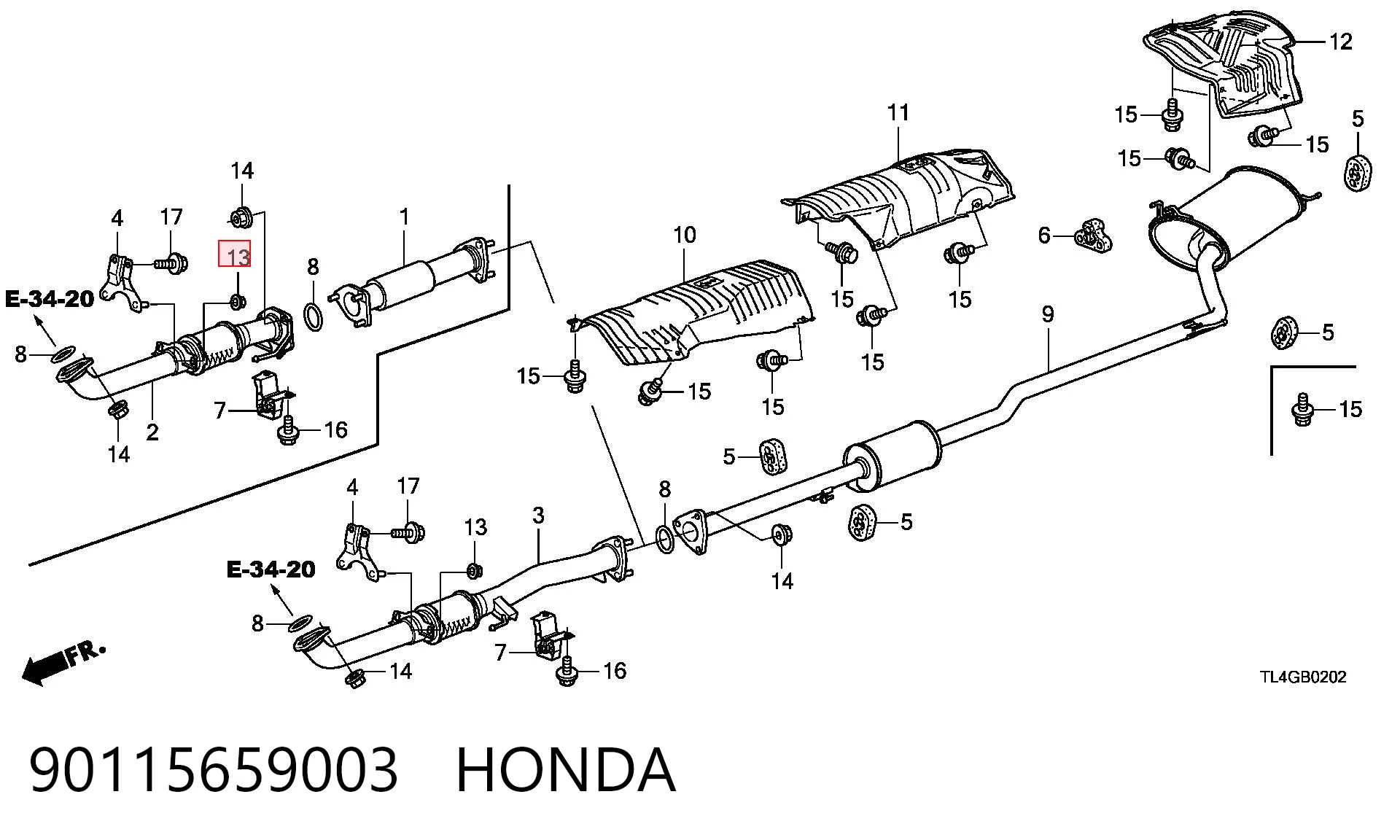 90115659003 Honda
