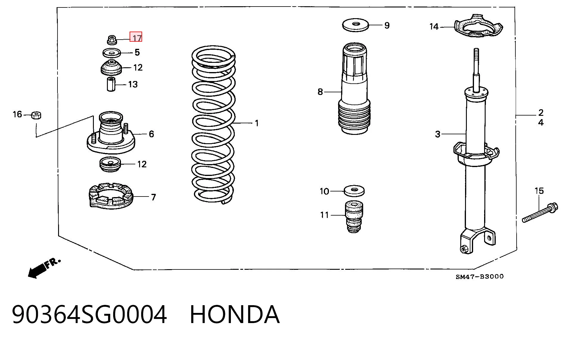 Kupić Poduszka amortyzatora tylnego Honda HR-V  GH w dobrej cenie