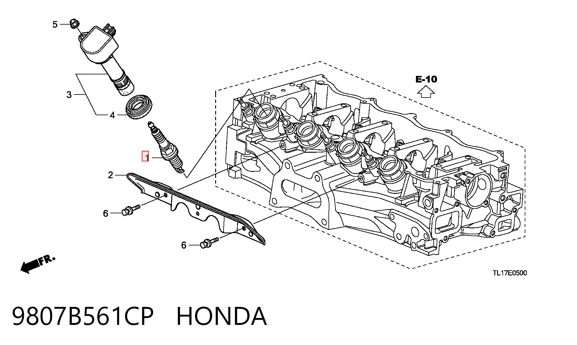 9807B561CP Honda