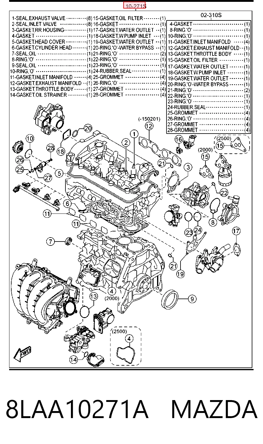8LAA10271A Mazda