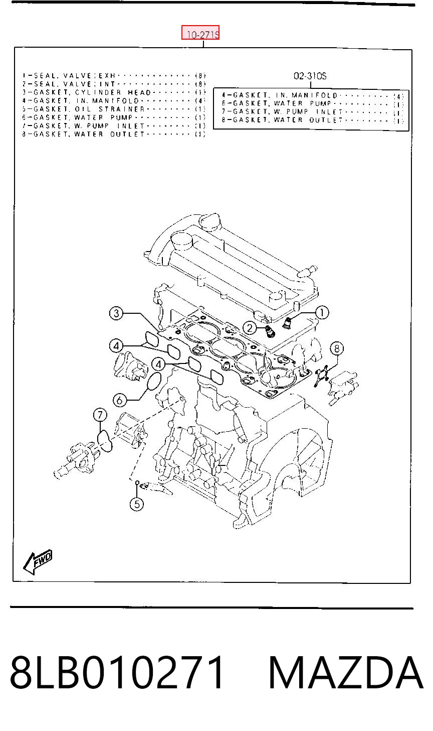 8LB010271 Mazda