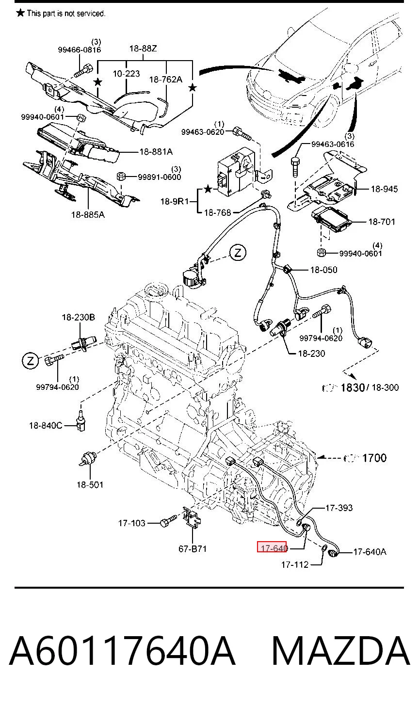A60117640A Mazda