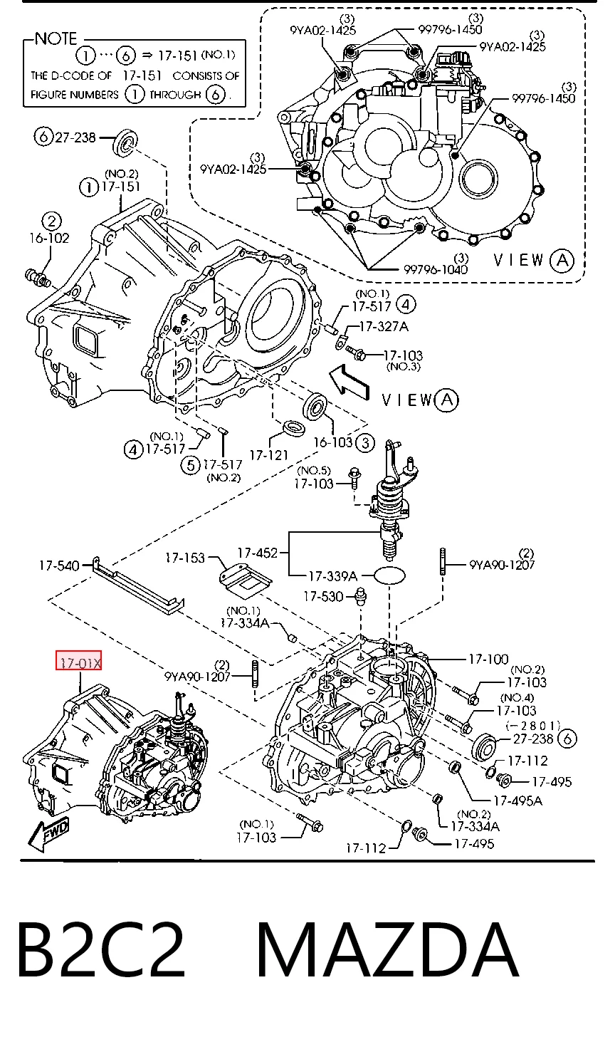 Do koszyka Mechaniczna skrzynia biegów w komplecie Mazda 6  GY