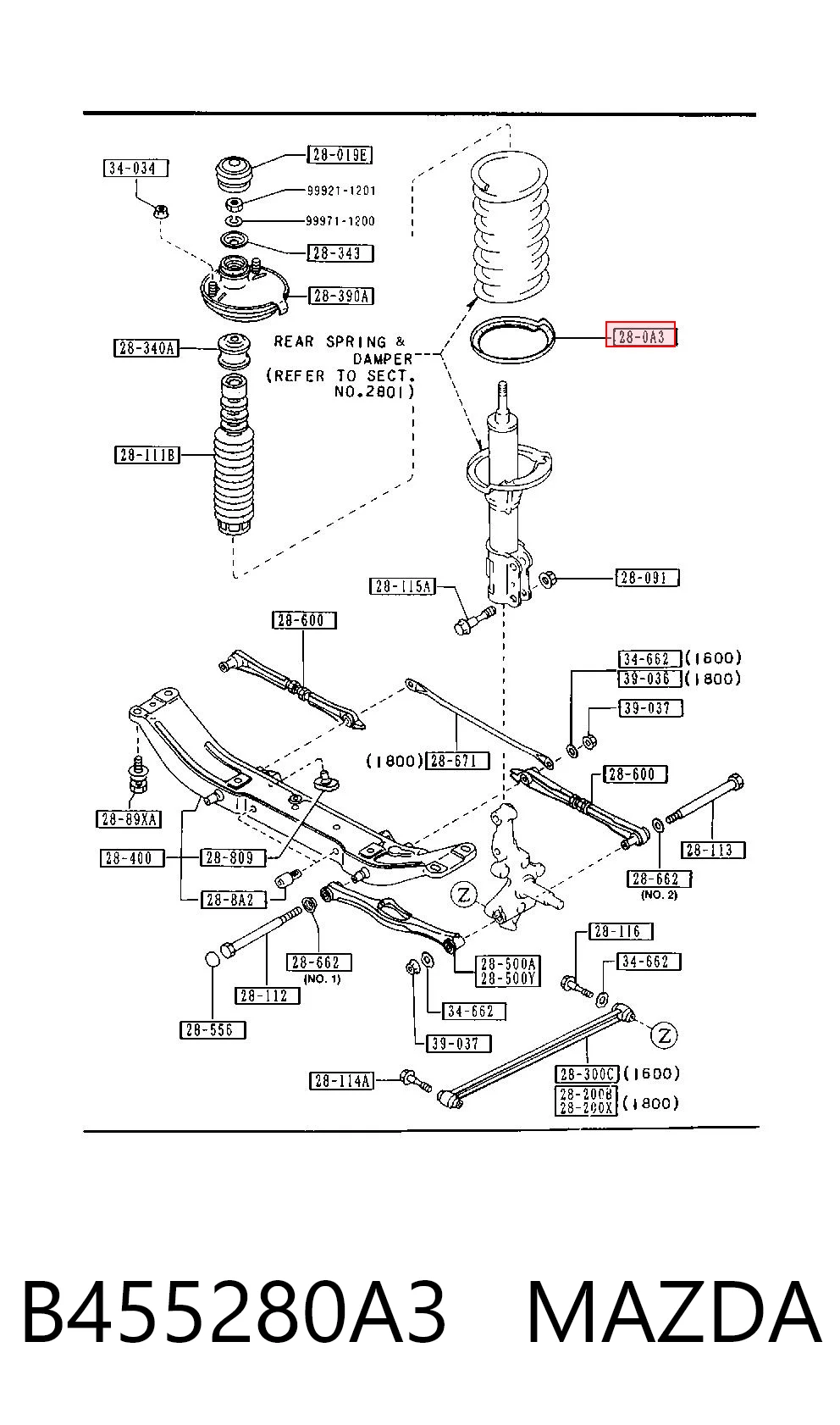 B455280A3 Mazda