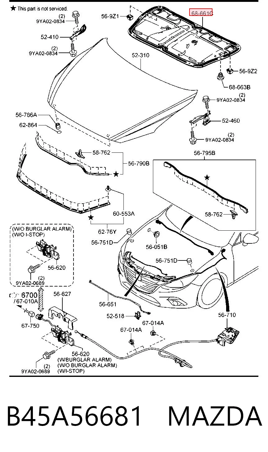 B45A56681 Mazda