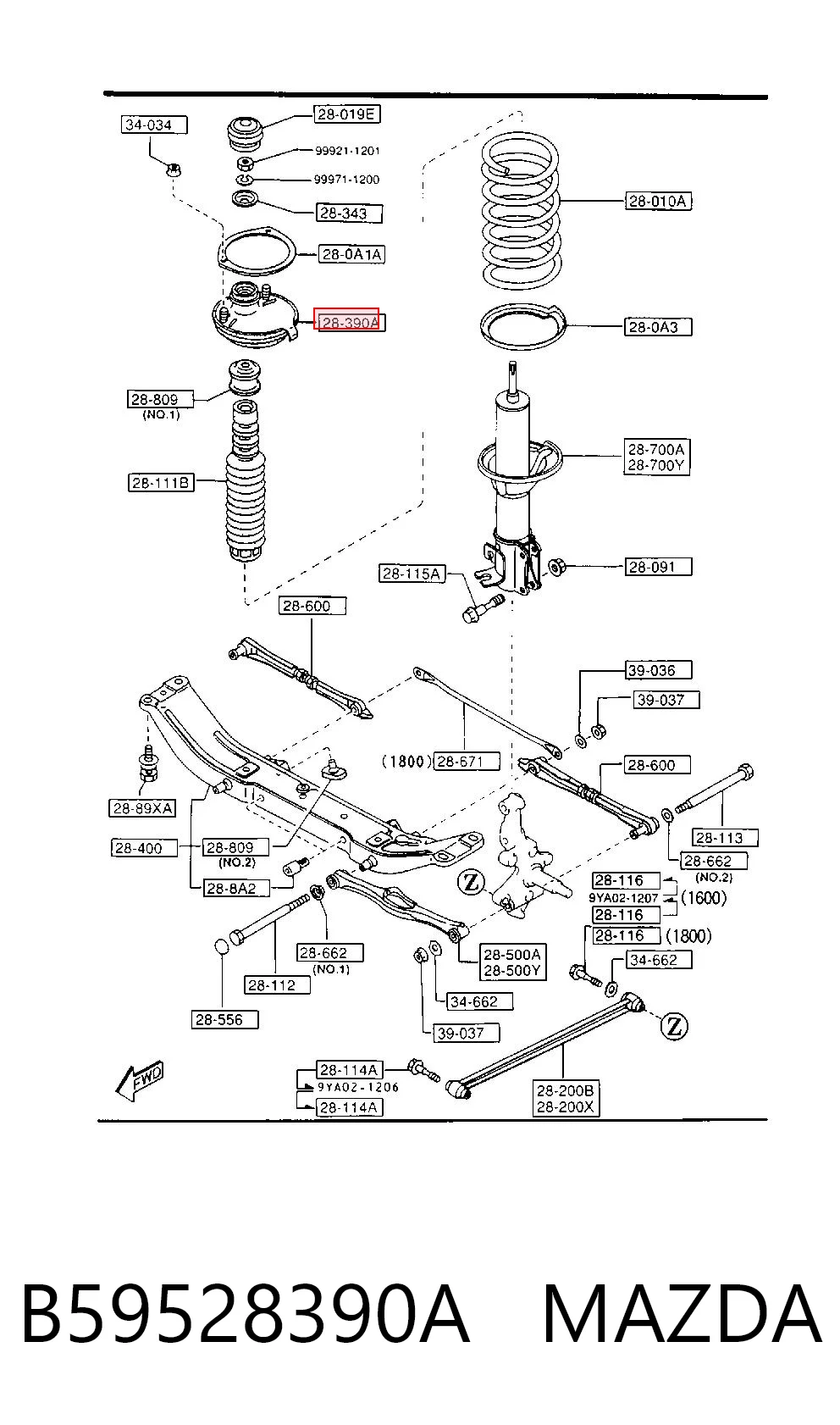 do Mazda 323 IV (BG)