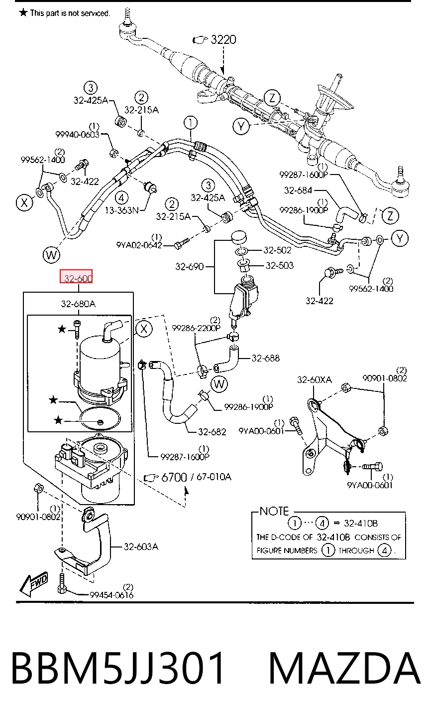 Pompa wspomagania hydraulicznego kierownicy Mazda 3 sedana (BL) (2009 - 2013) cena, od 157,38 USD