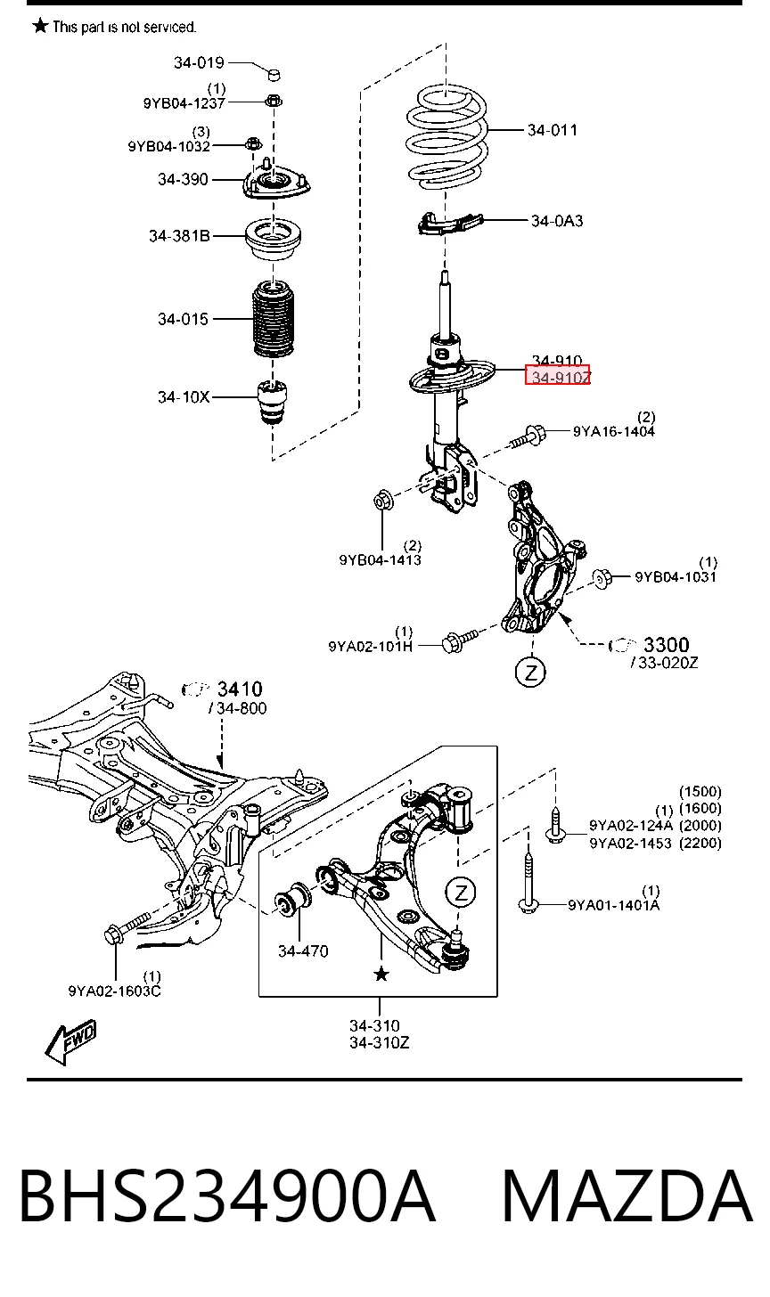 BHS234900A Mazda