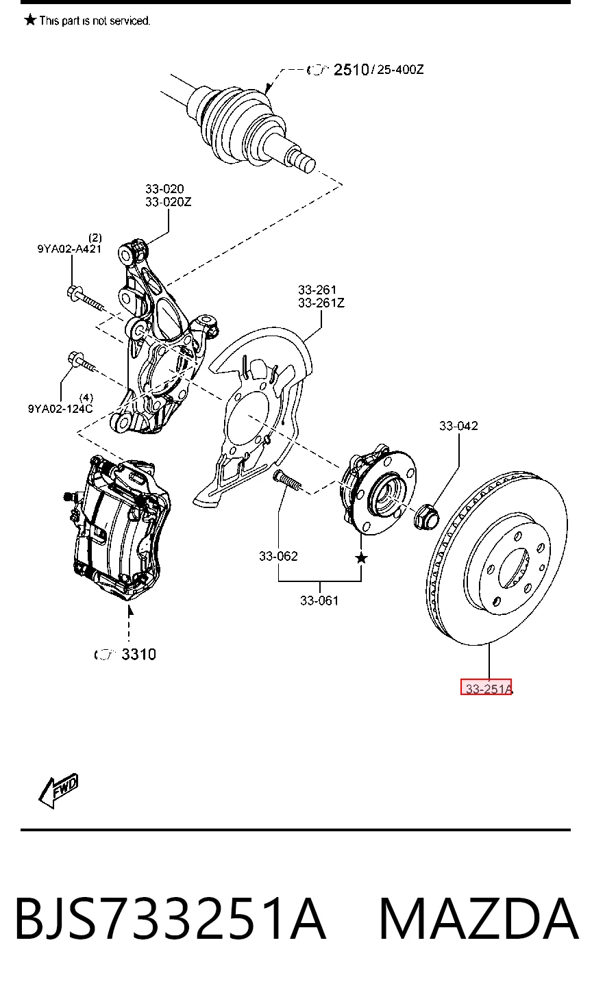 BJS733251A Mazda