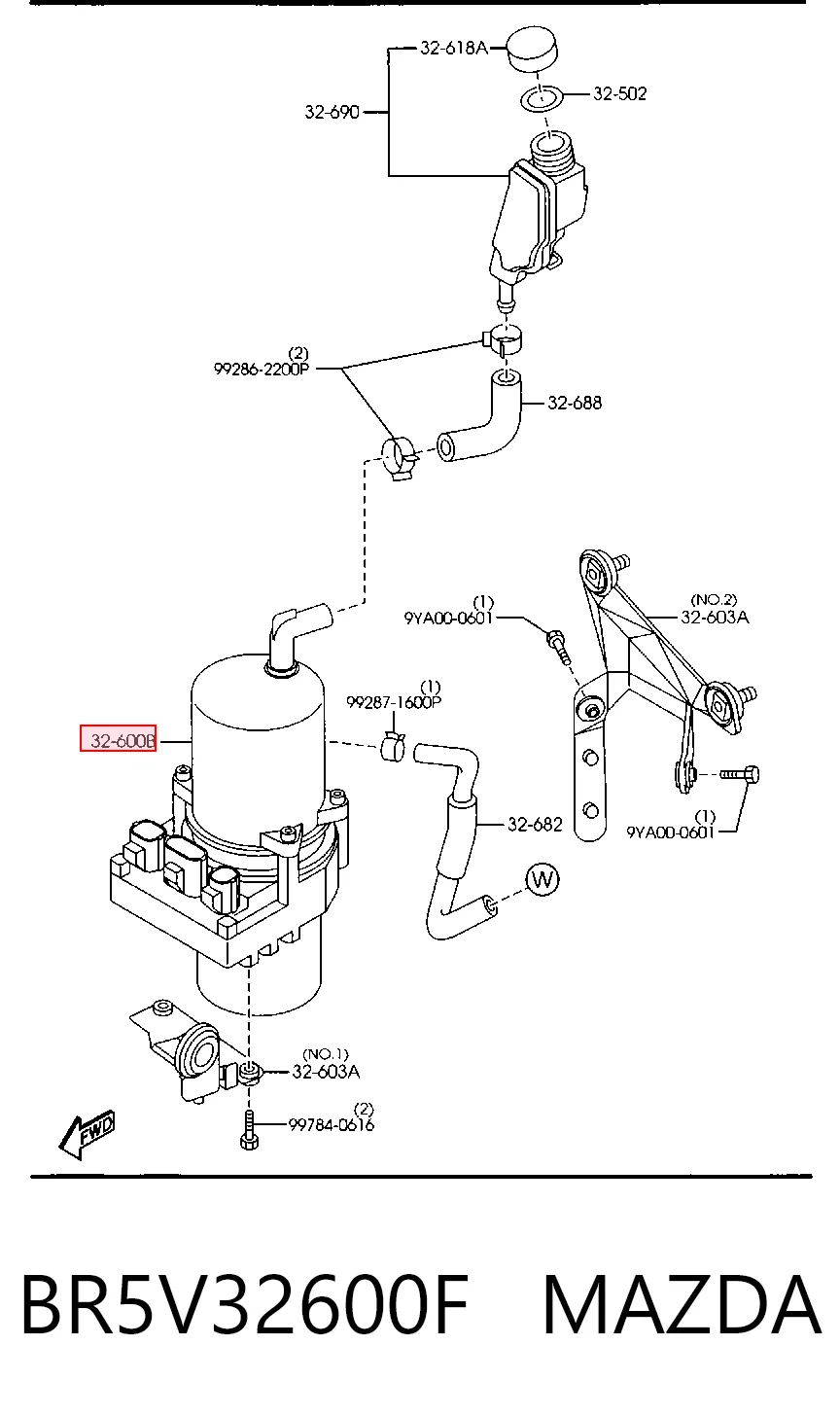 Pompa wspomagania hydraulicznego kierownicy do Mazda 5 I CR