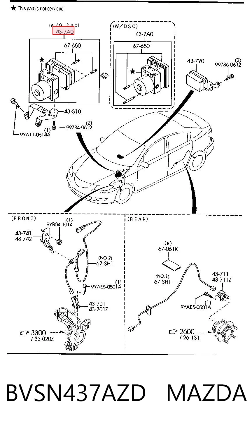 Sterownik ABS  hydrauliczny do Mazda 3  BK12