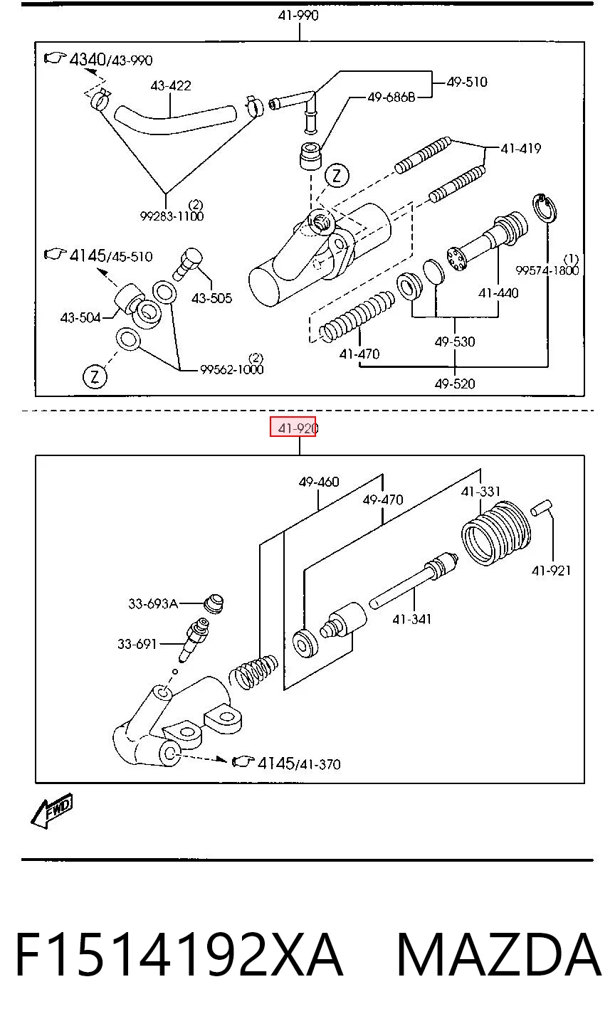 Cylinder roboczy sprzęgła do Mazda RX-8  SE