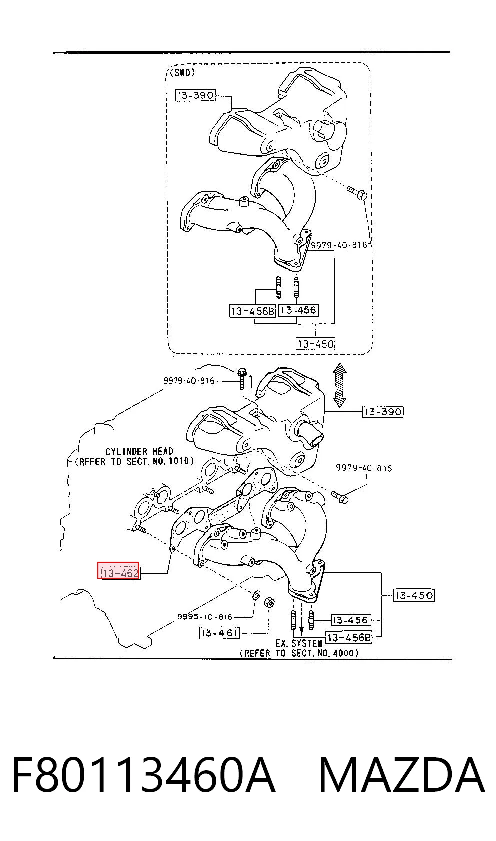 F80113460A Mazda