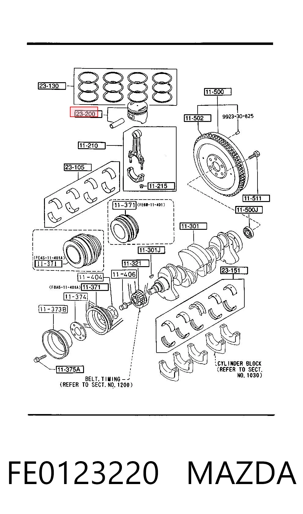 FE0123220 Mazda