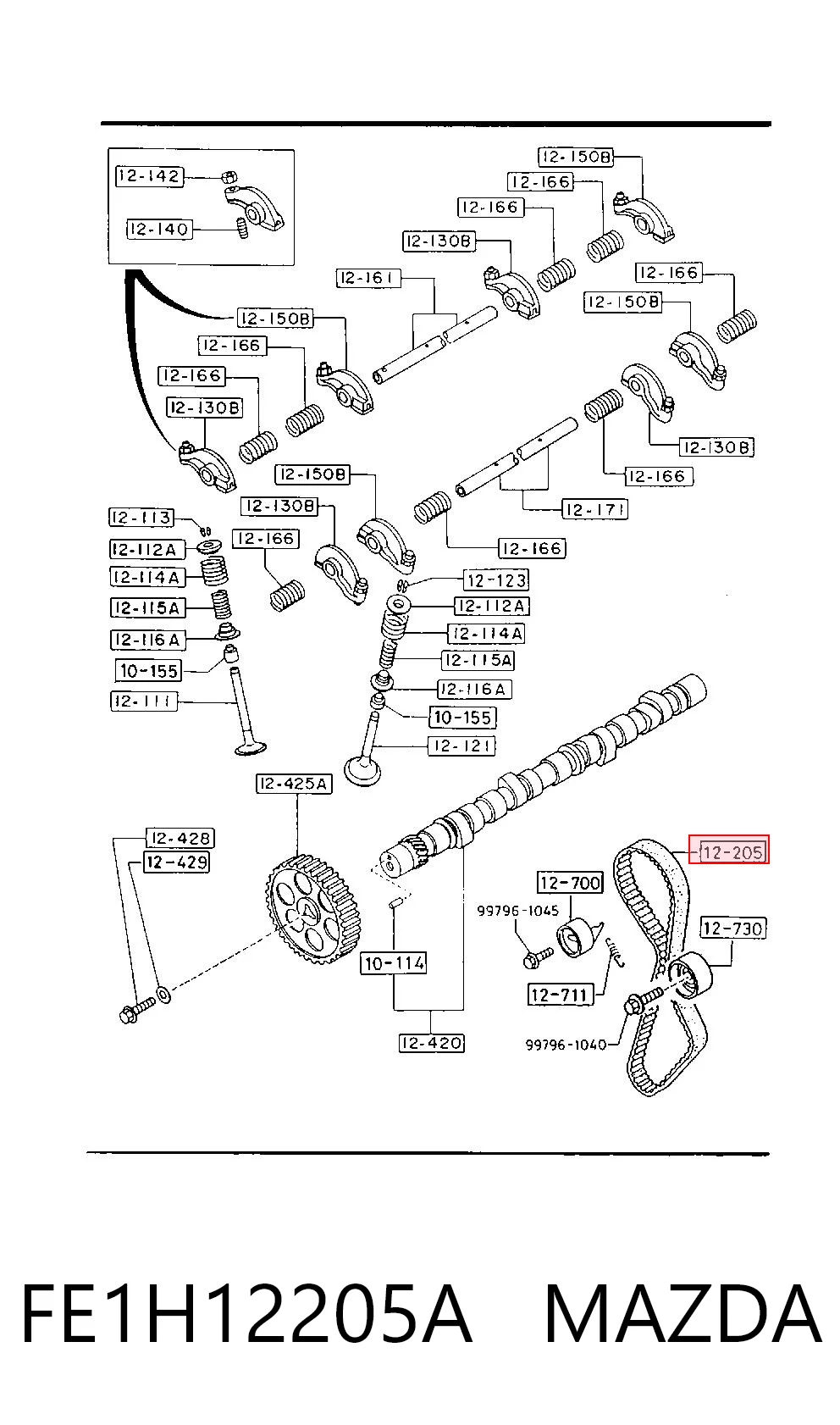 Do koszyka Pasek rozrządu Mazda 929 III HC