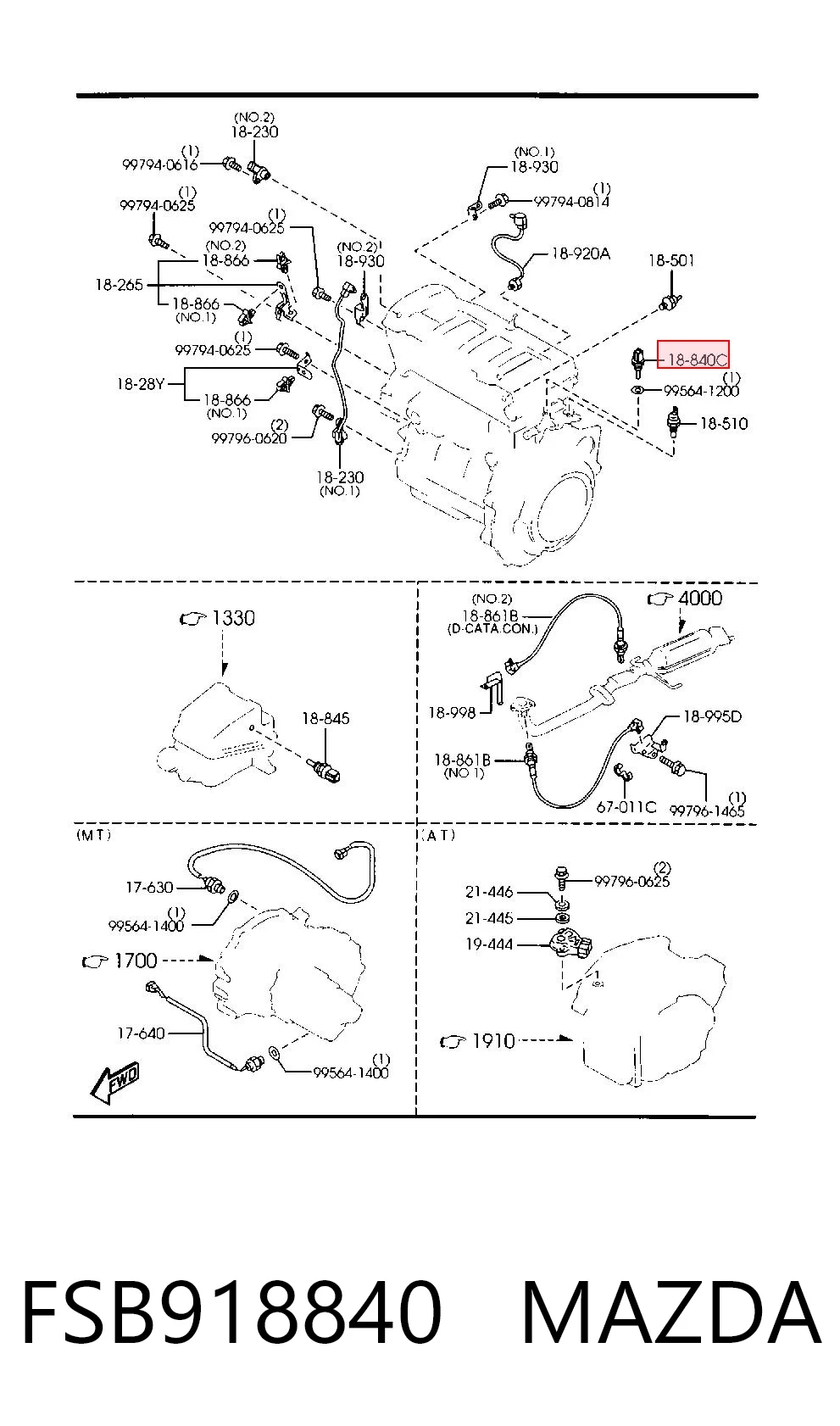 FSB918840 Mazda