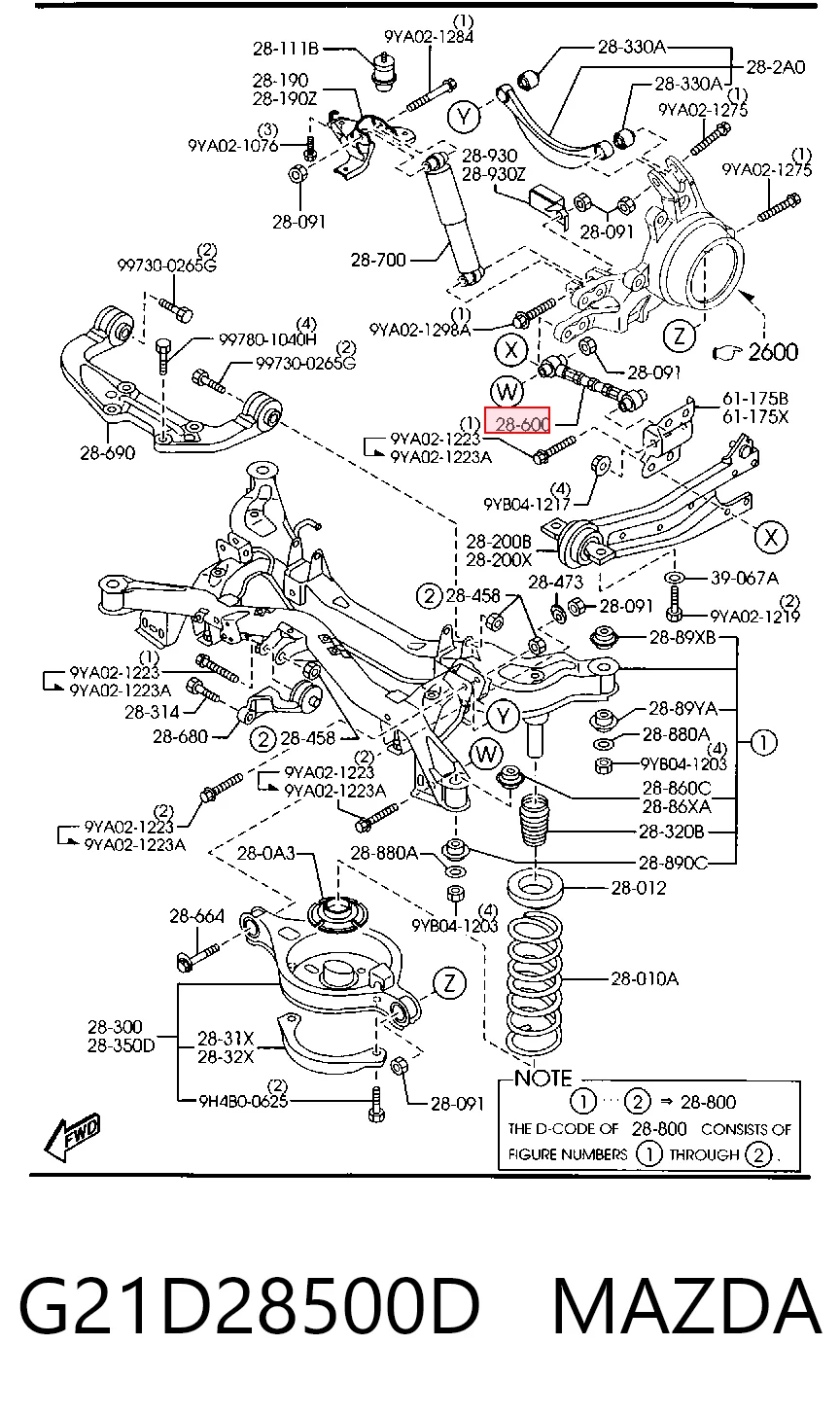 G21D28500D Mazda