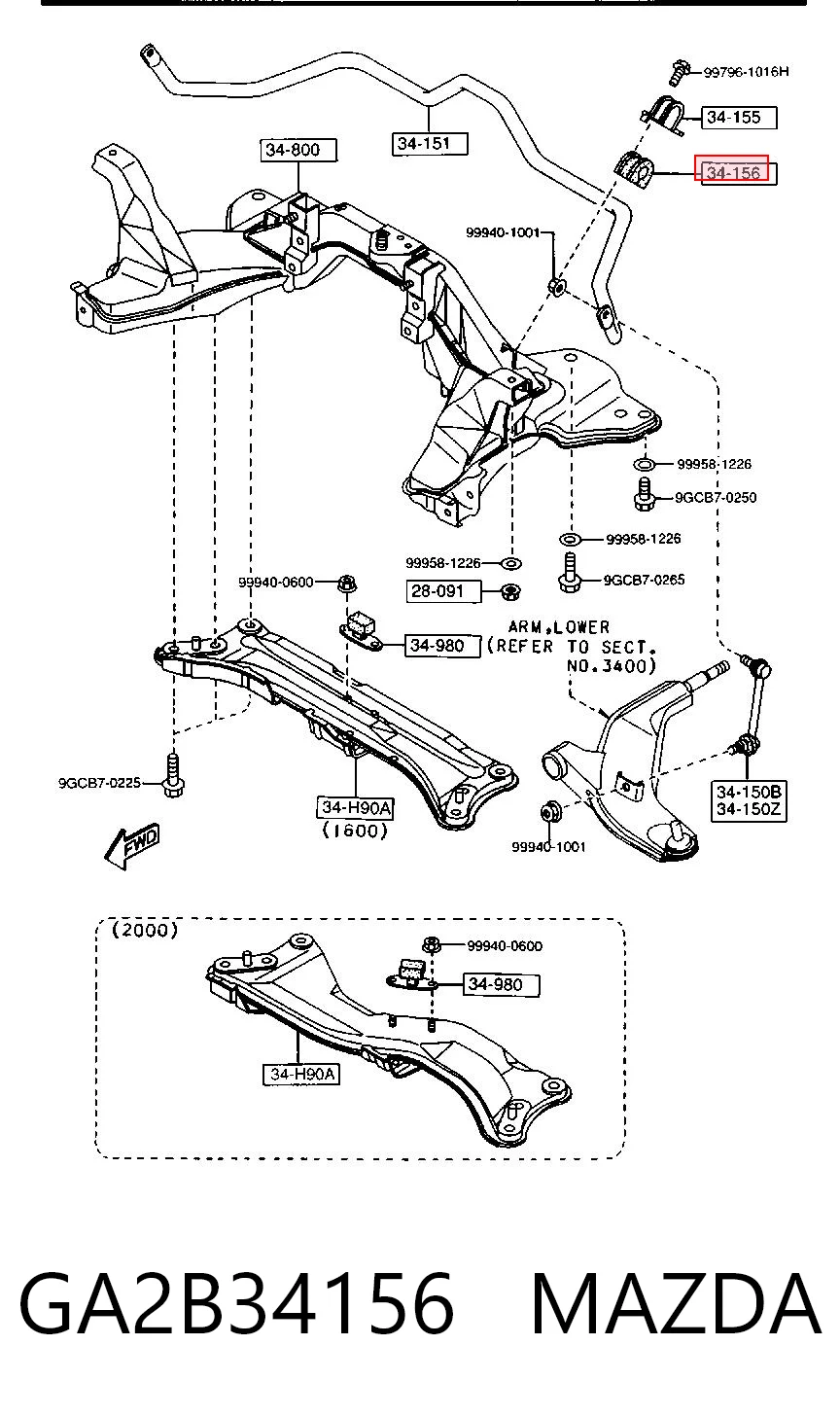 GA2B34156 Mazda