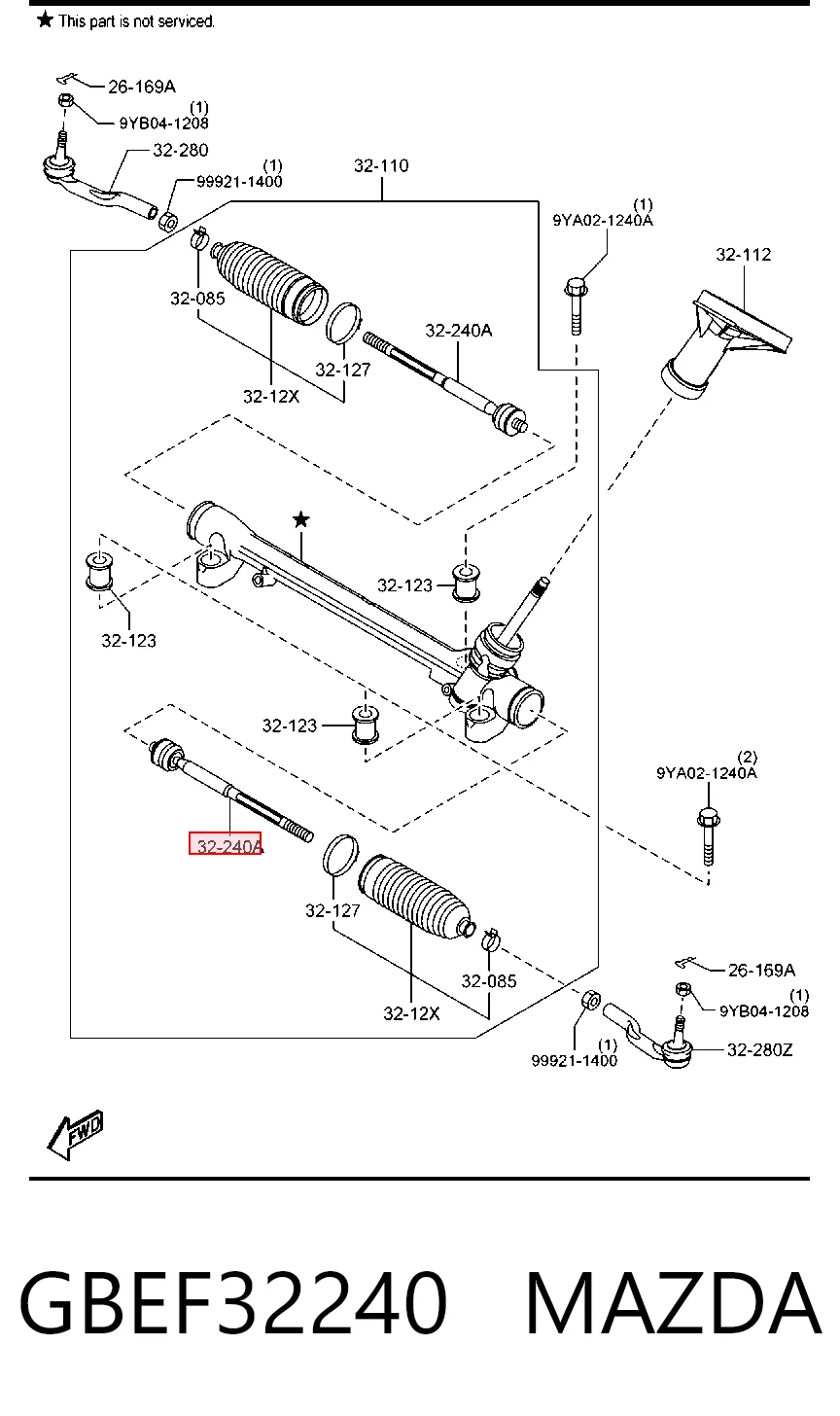 GBEF32240 Mazda