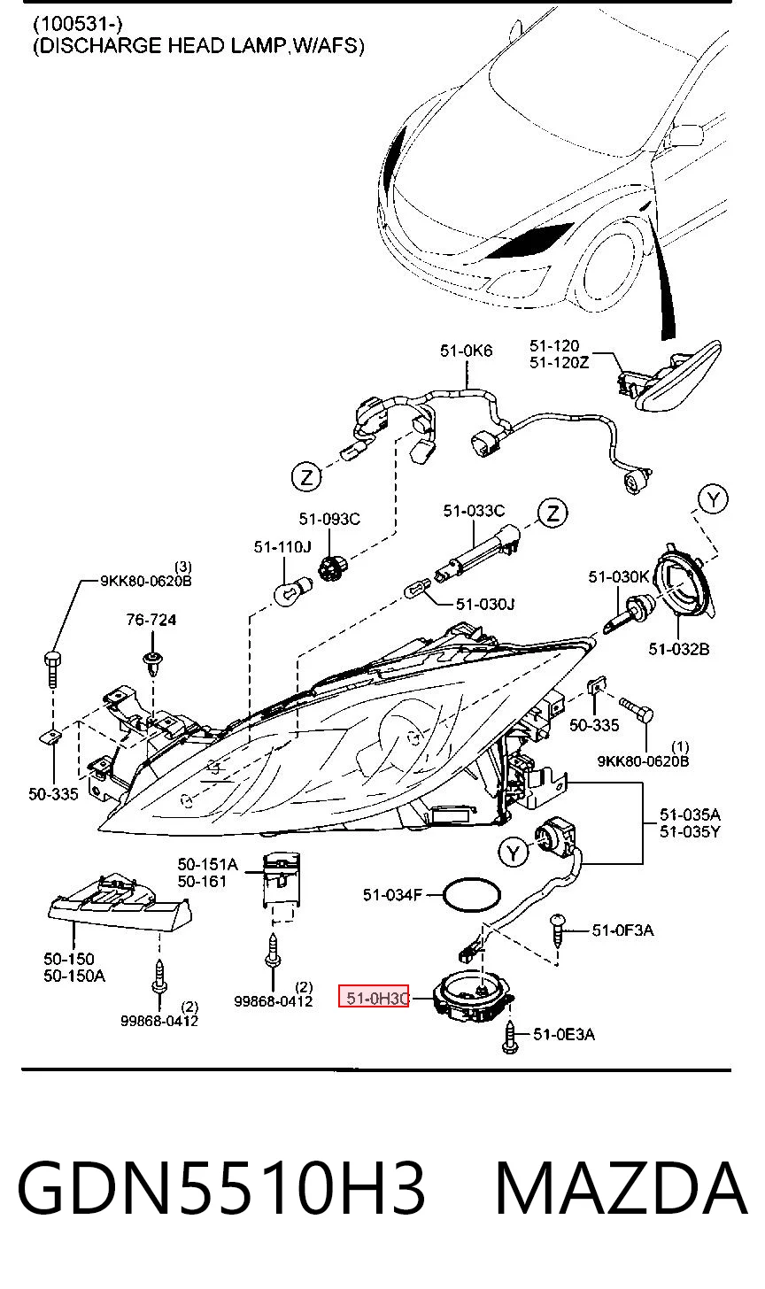 GDN5510H3 Mazda