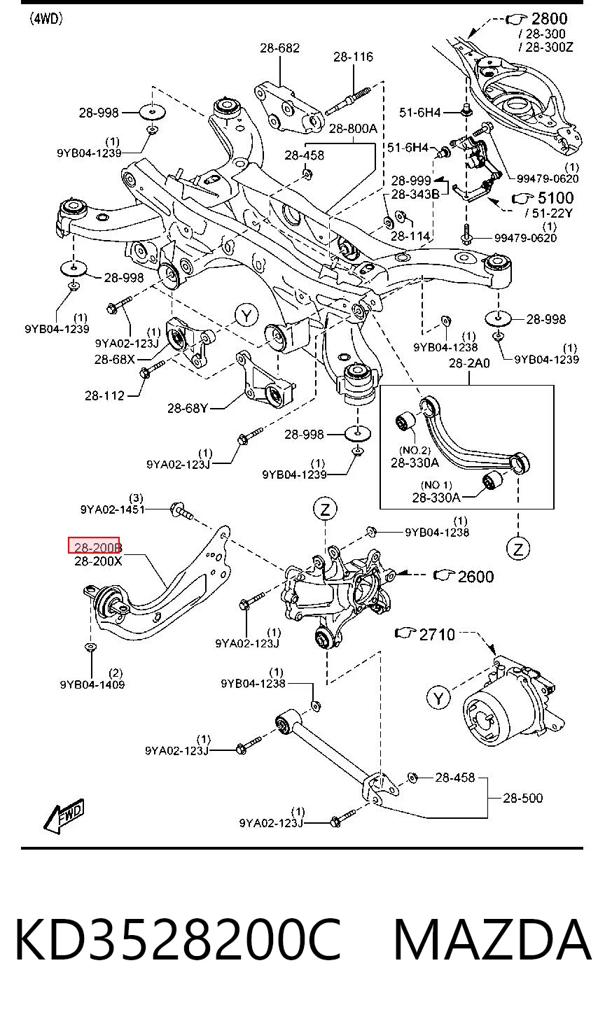 KD3528200C Mazda
