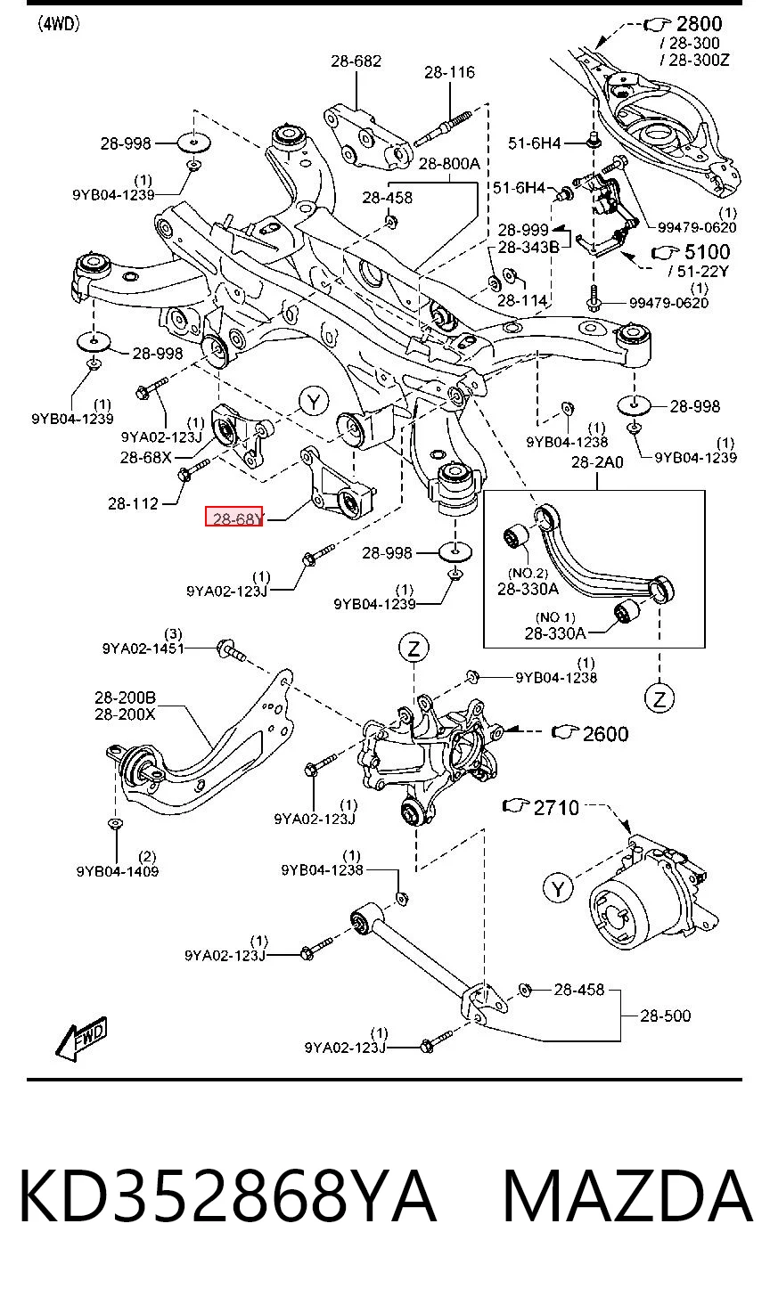 KD352868YA Mazda