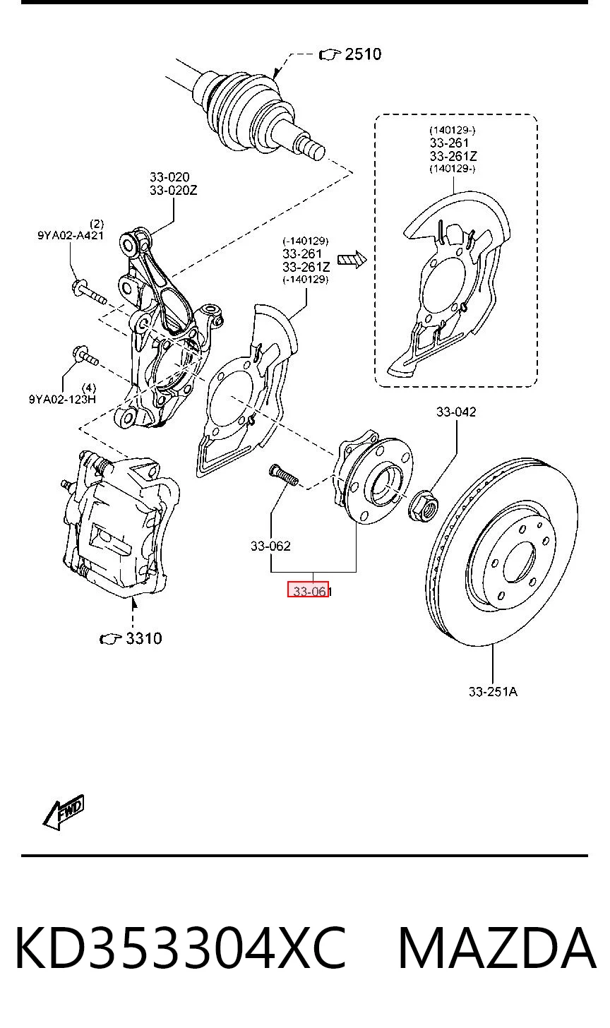 KD353304XC Mazda