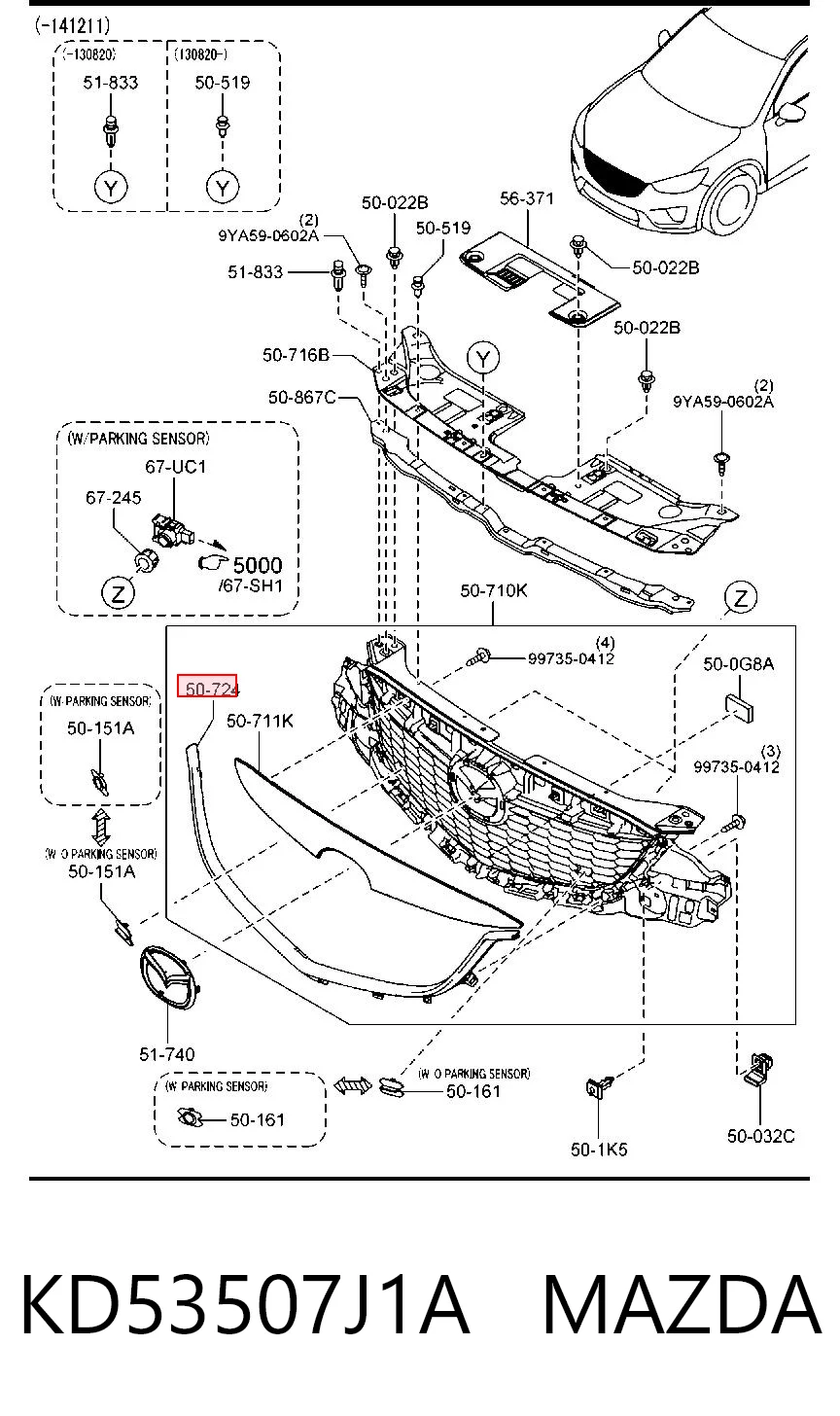KD53507J1A Mazda