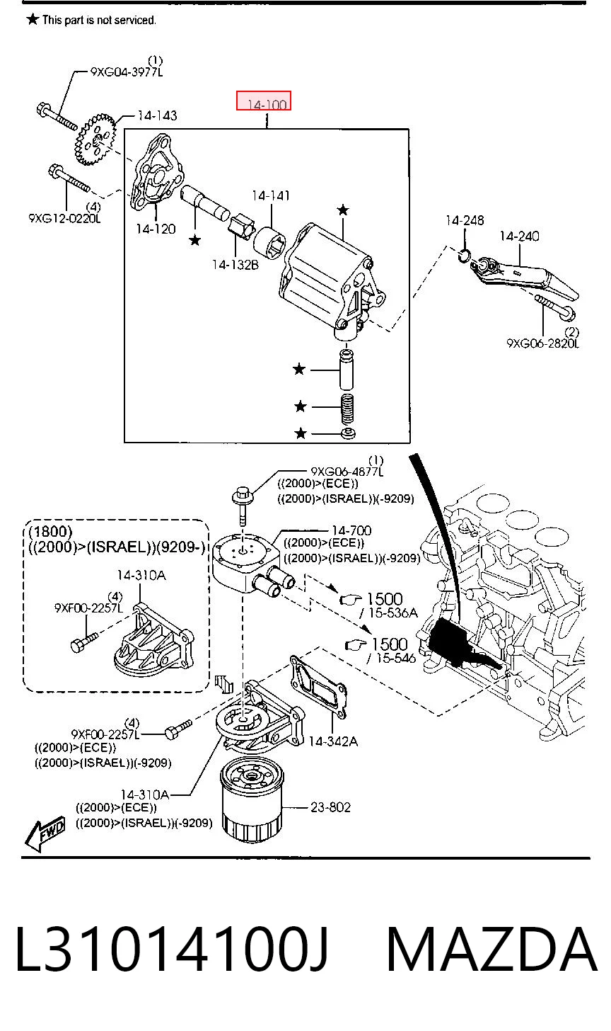 L31014100J Mazda