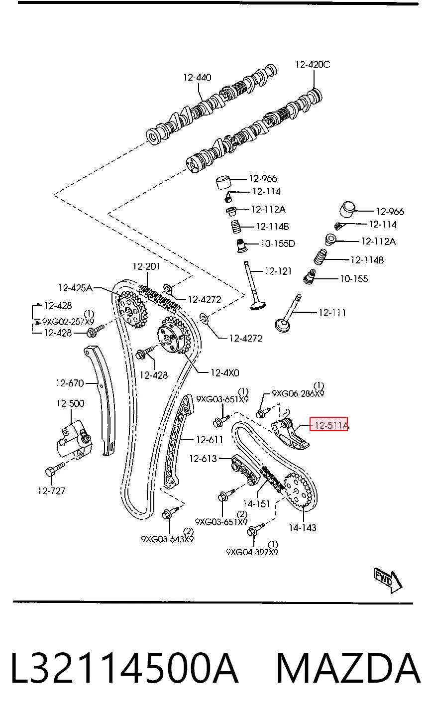 L32114500A Mazda